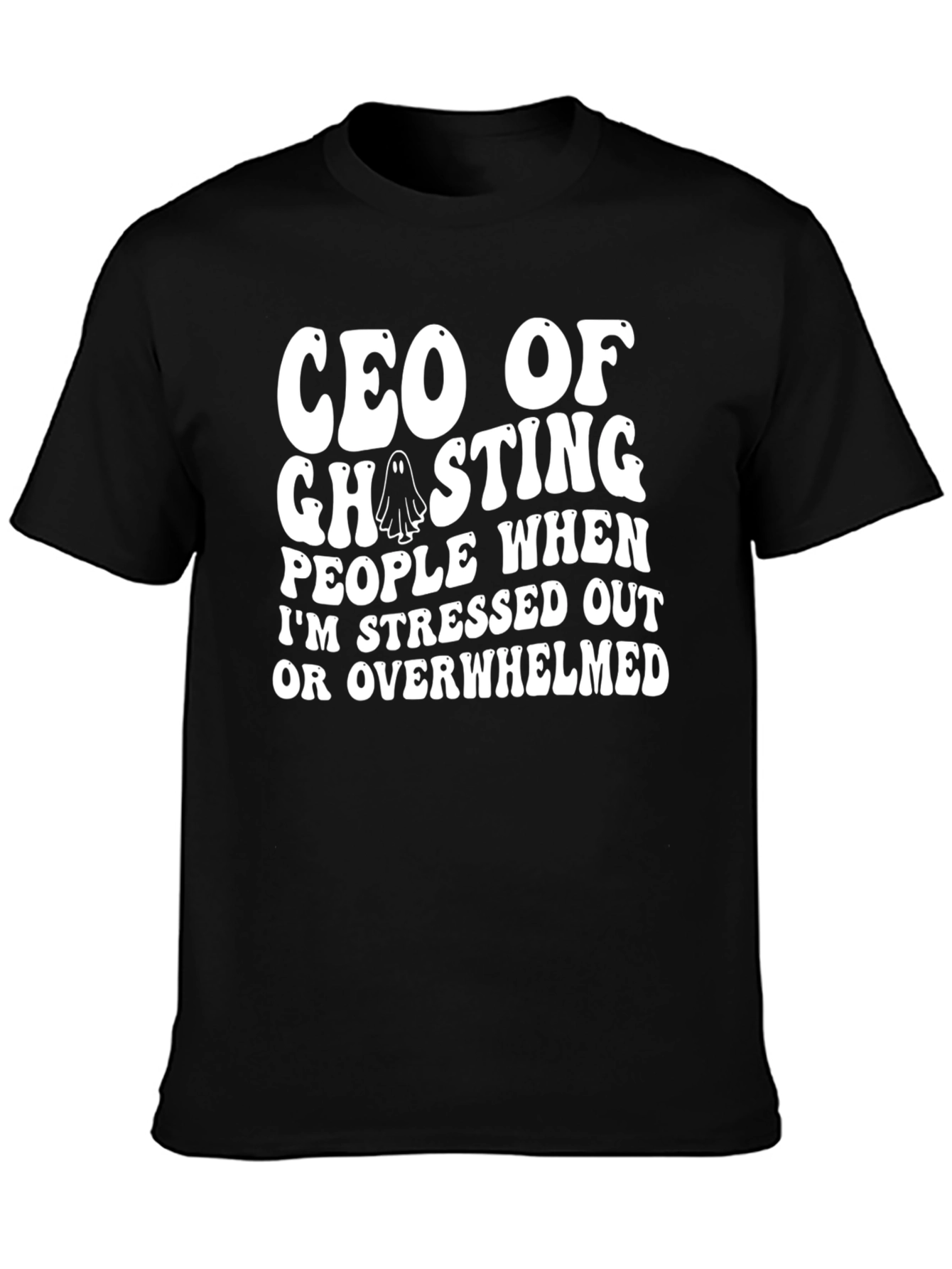 CEO of Ghosting Funny Slogan Graphic Tee