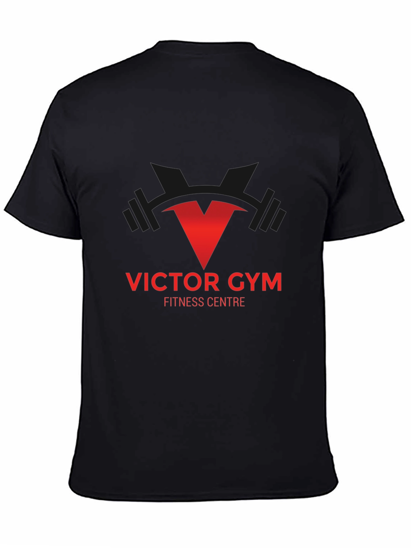 Victor Gym Fitness Centre T-Shirt - Black
