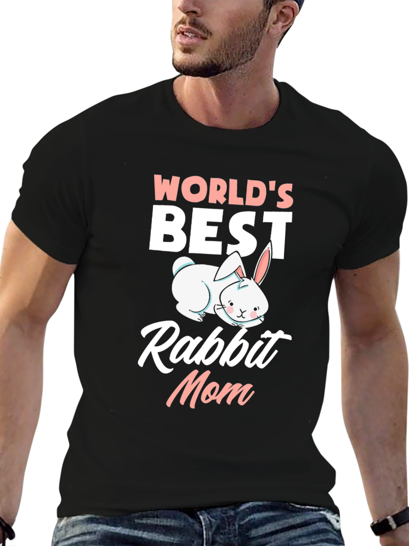 Worlds Best Rabbit Mom Graphic Tee