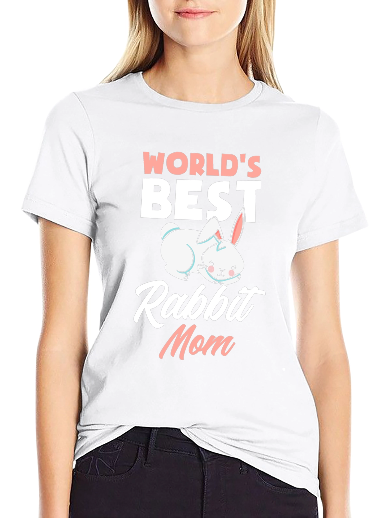 Worlds Best Rabbit Mom Graphic Tee