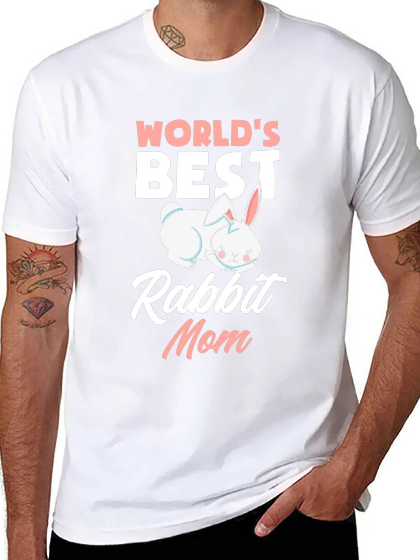 Worlds Best Rabbit Mom Graphic Tee