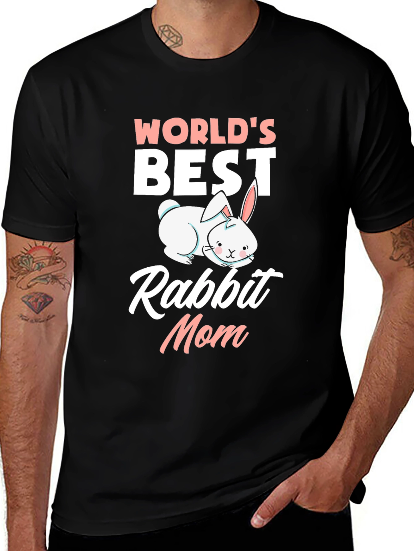 Worlds Best Rabbit Mom Graphic Tee