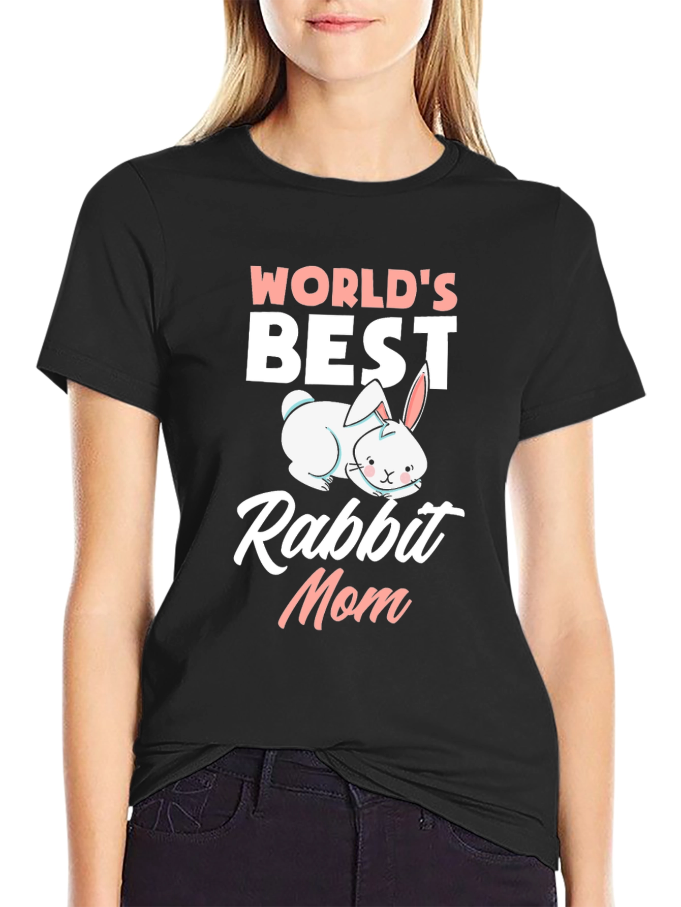Worlds Best Rabbit Mom Graphic Tee