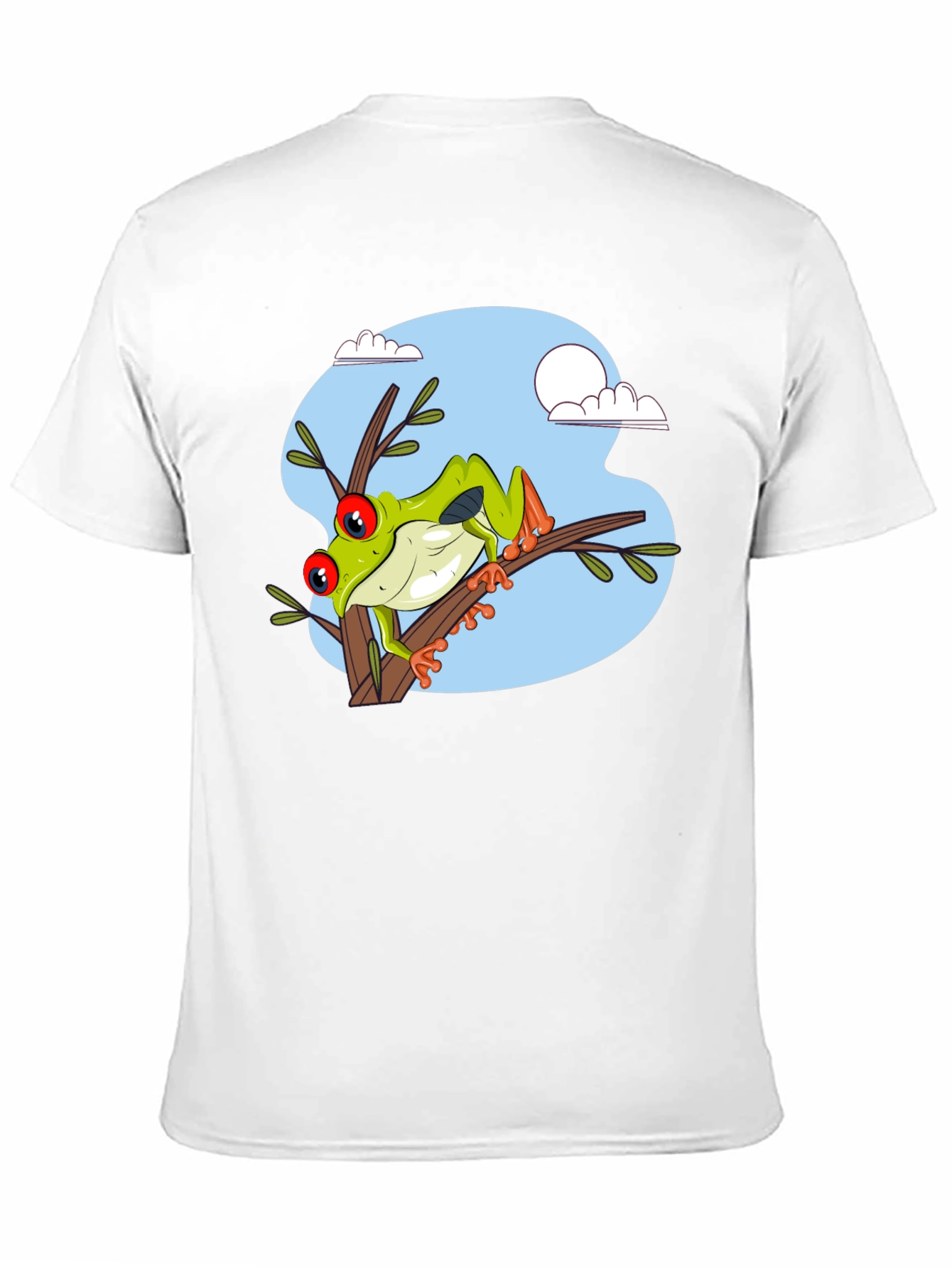 Frog on Branch Graphic T-Shirt