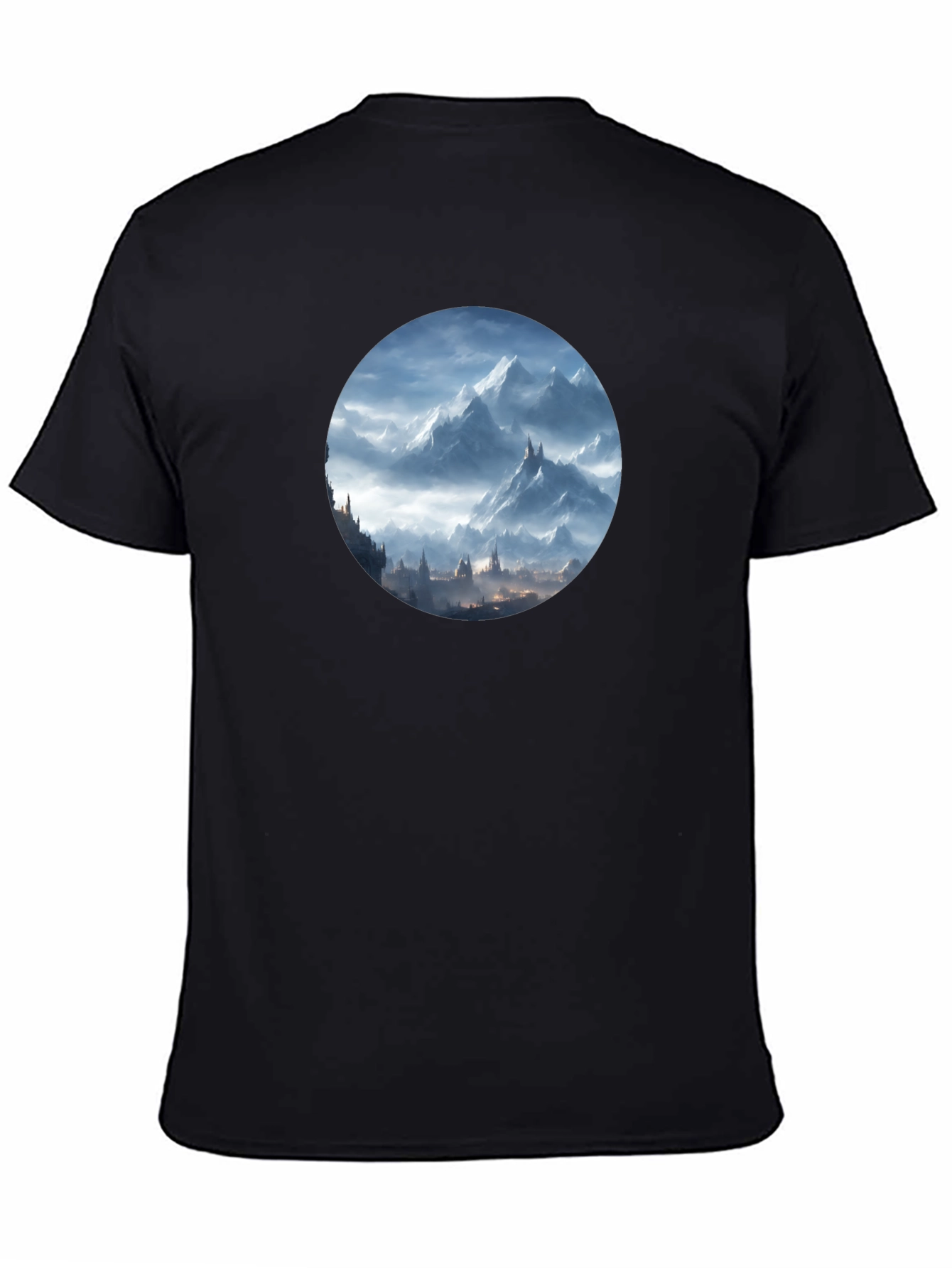 Mountain Vista Graphic Tee - Mens Black T-Shirt