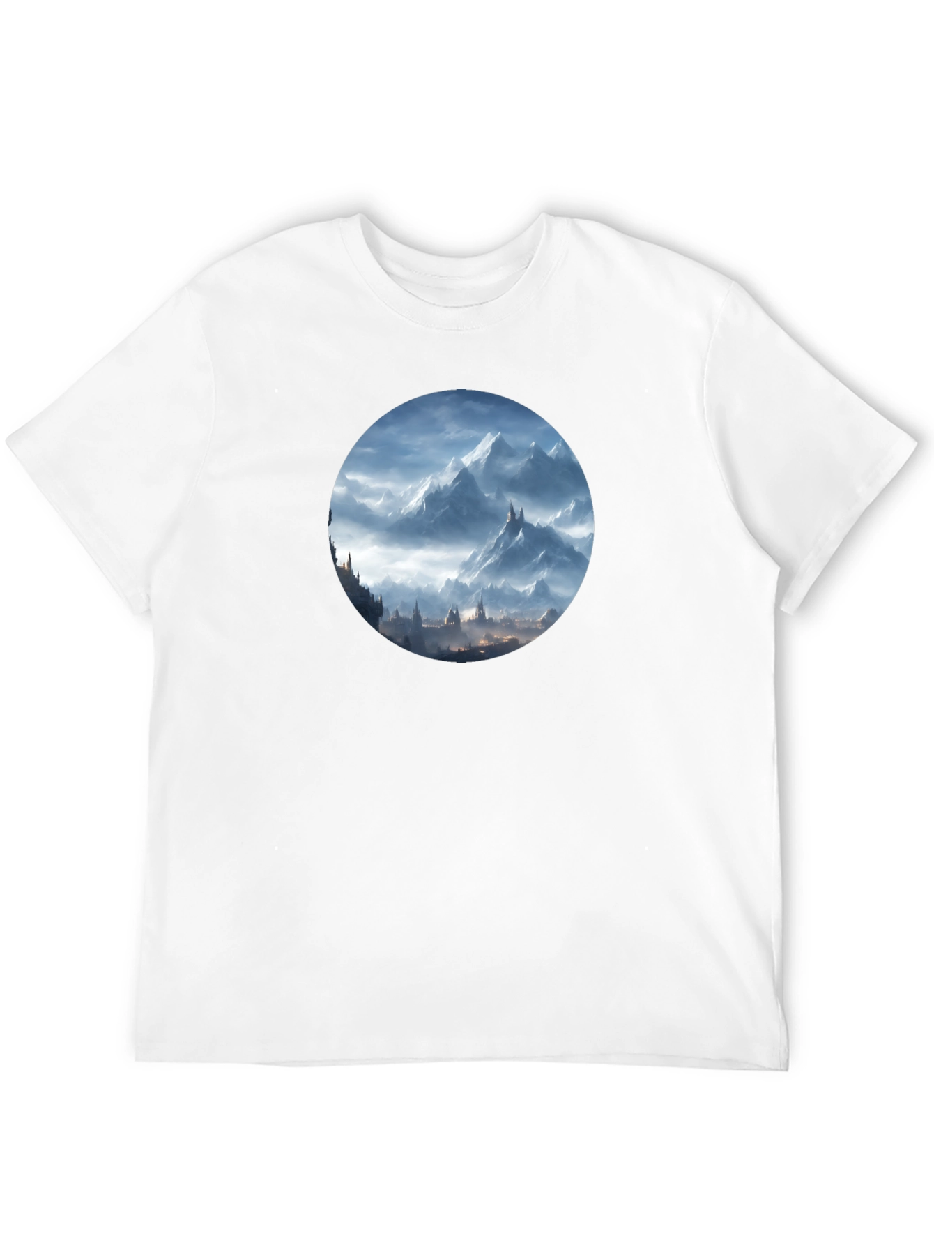 Mountain Vista Graphic Tee - Mens Black T-Shirt