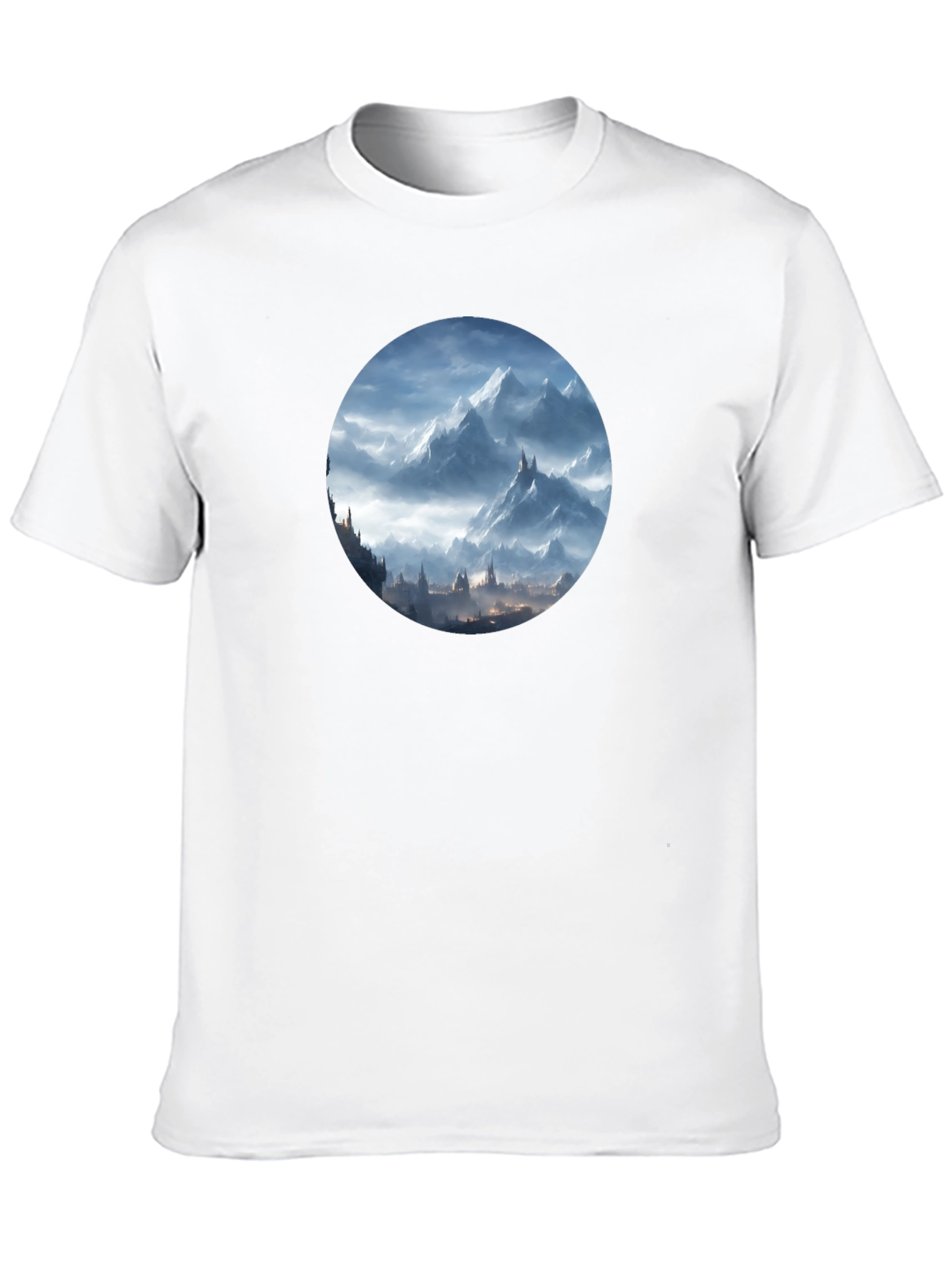 Mountain Vista Graphic Tee - Mens Black T-Shirt