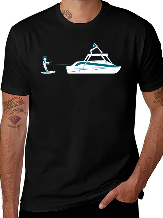 Waterskiing T-Shirt - Fun Graphic Tee