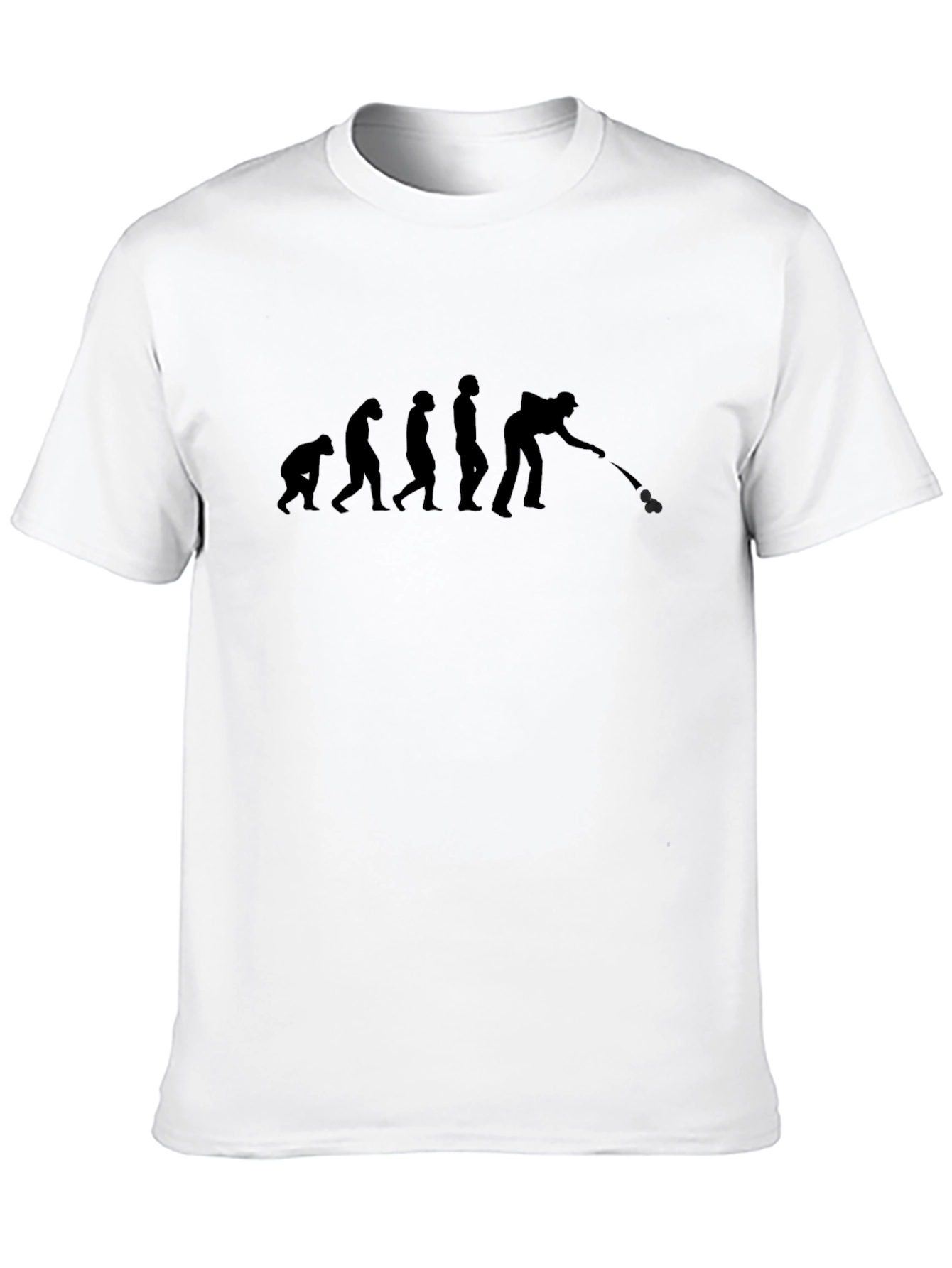 Evolution of Bocce Ball Player T-Shirt