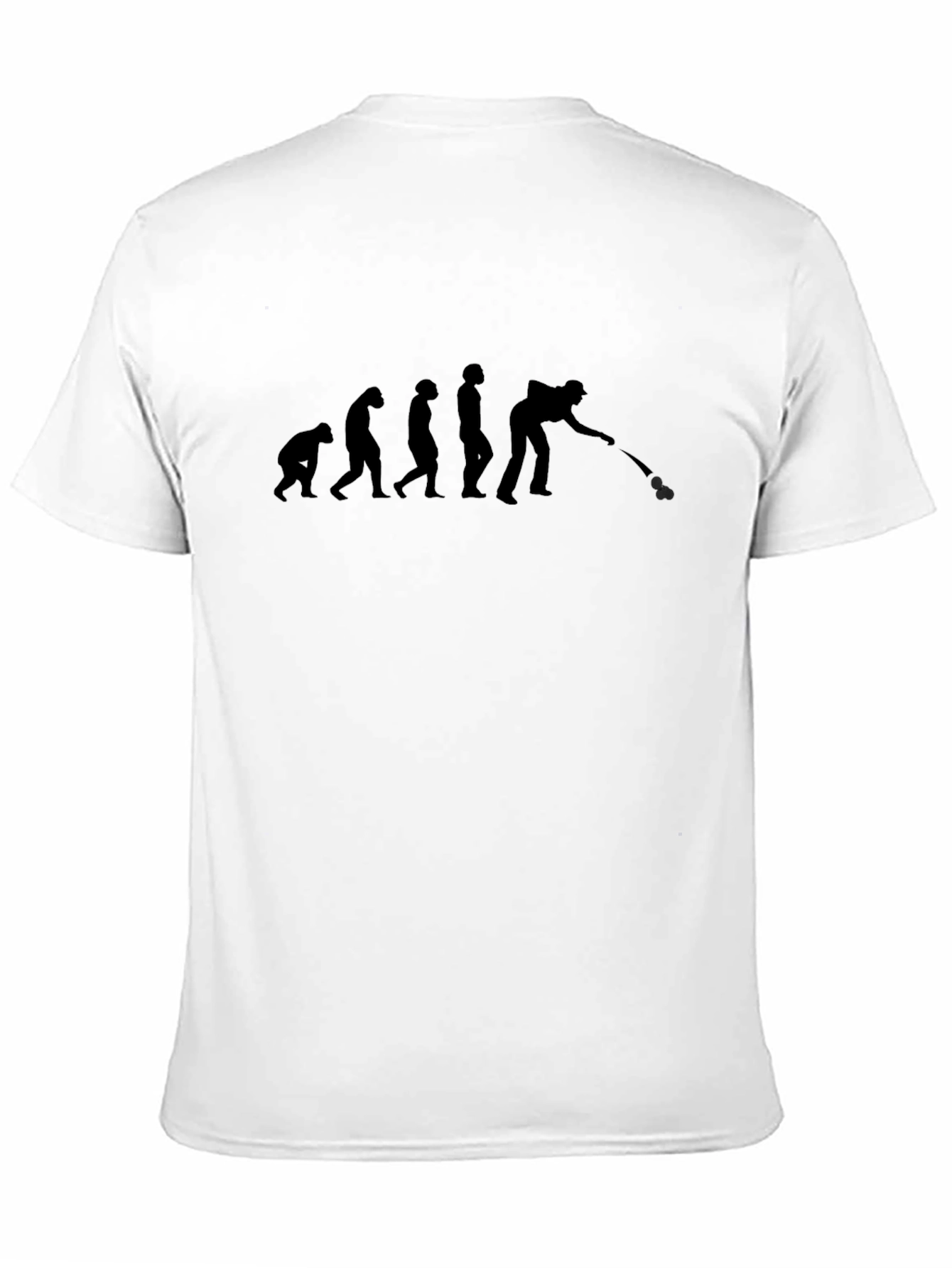 Evolution of Bocce Ball Player T-Shirt