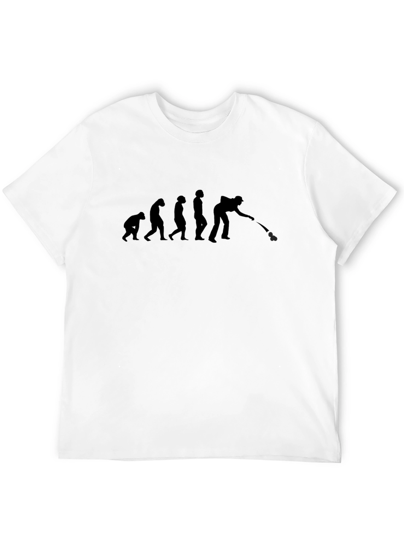 Evolution of Bocce Ball Player T-Shirt