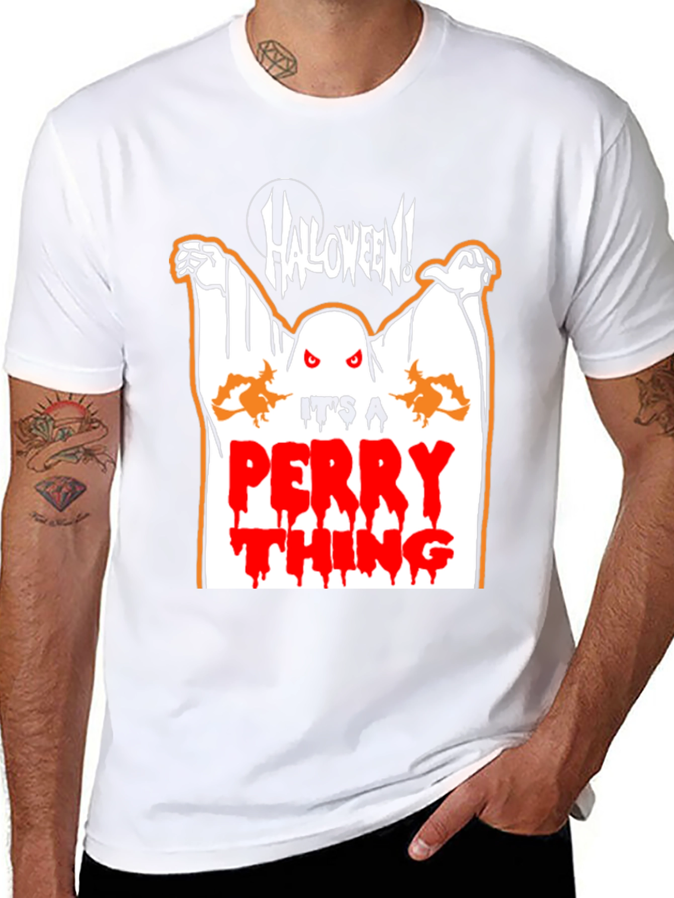 Halloween Perry Thing Graphic T-Shirt