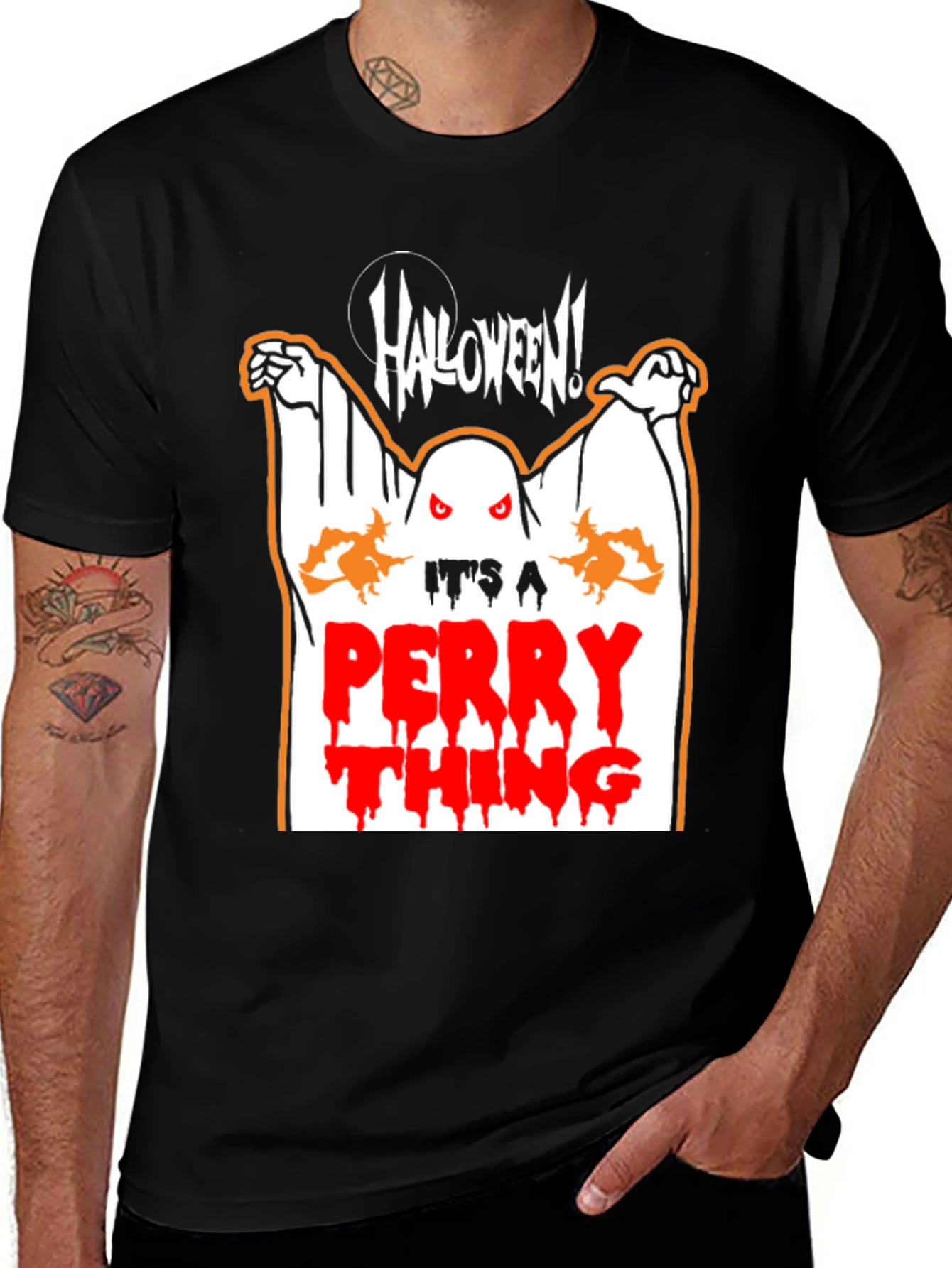 Halloween Perry Thing Graphic T-Shirt