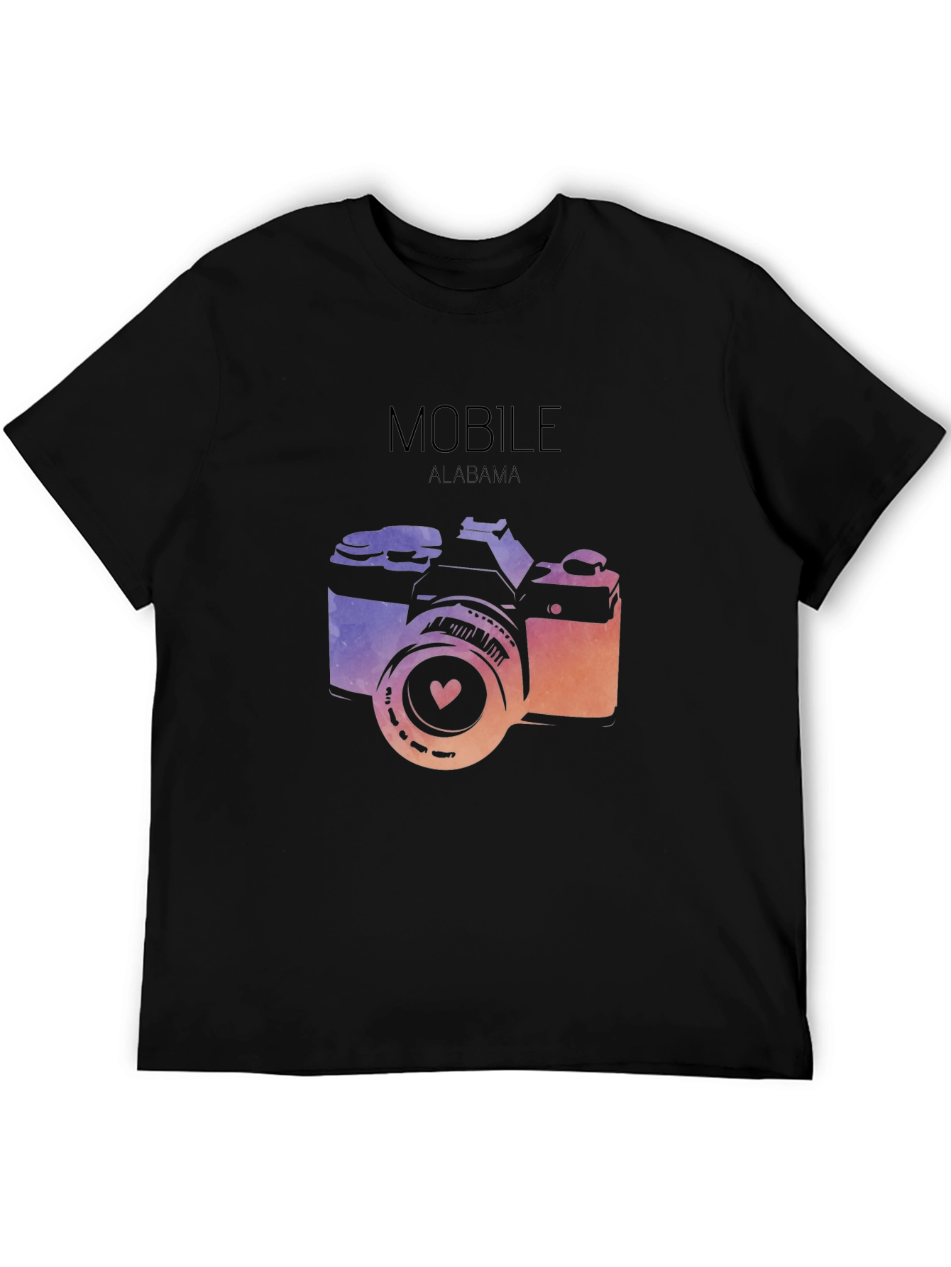 Mobile Alabama Camera T-Shirt