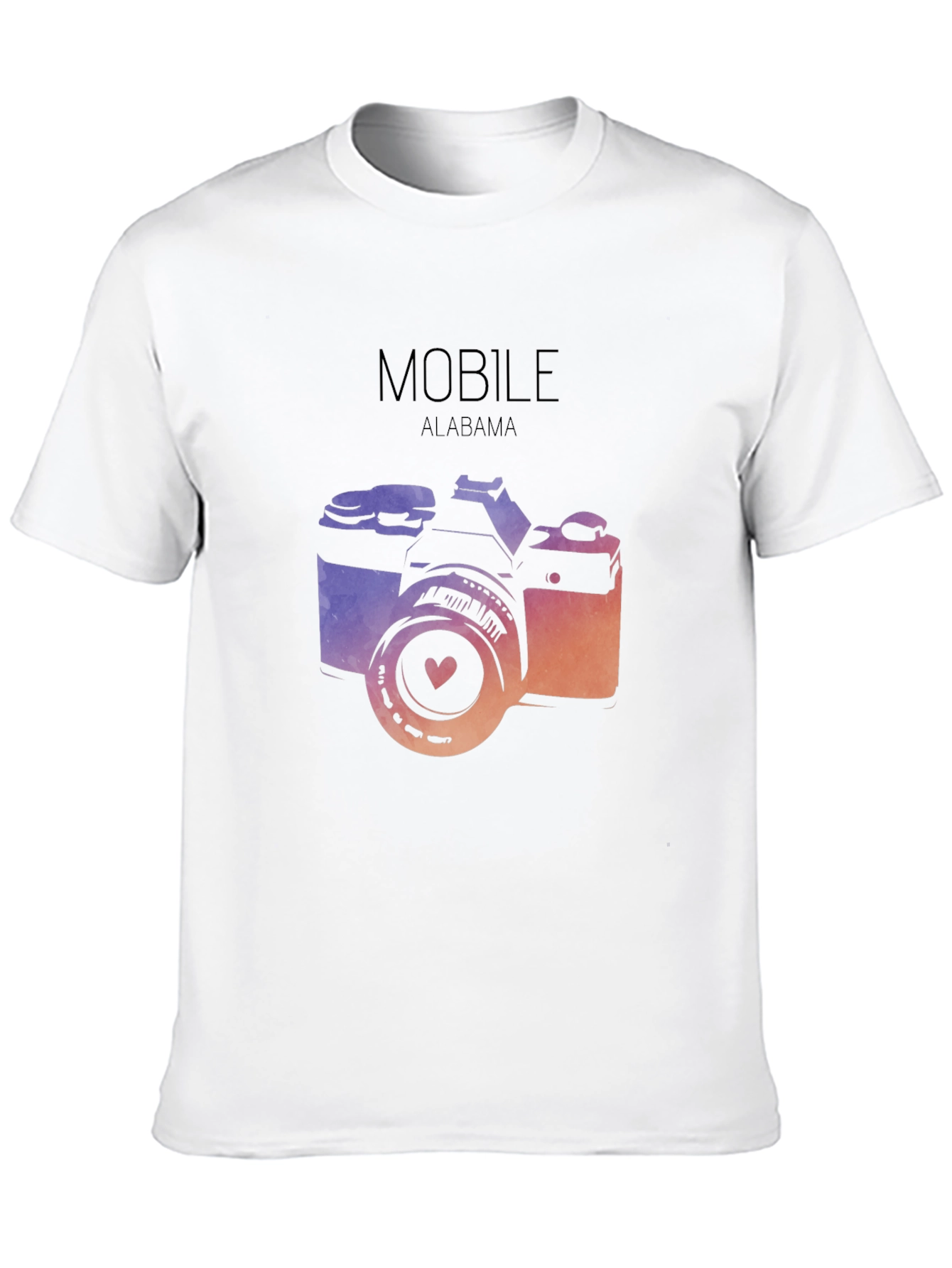 Mobile Alabama Camera T-Shirt