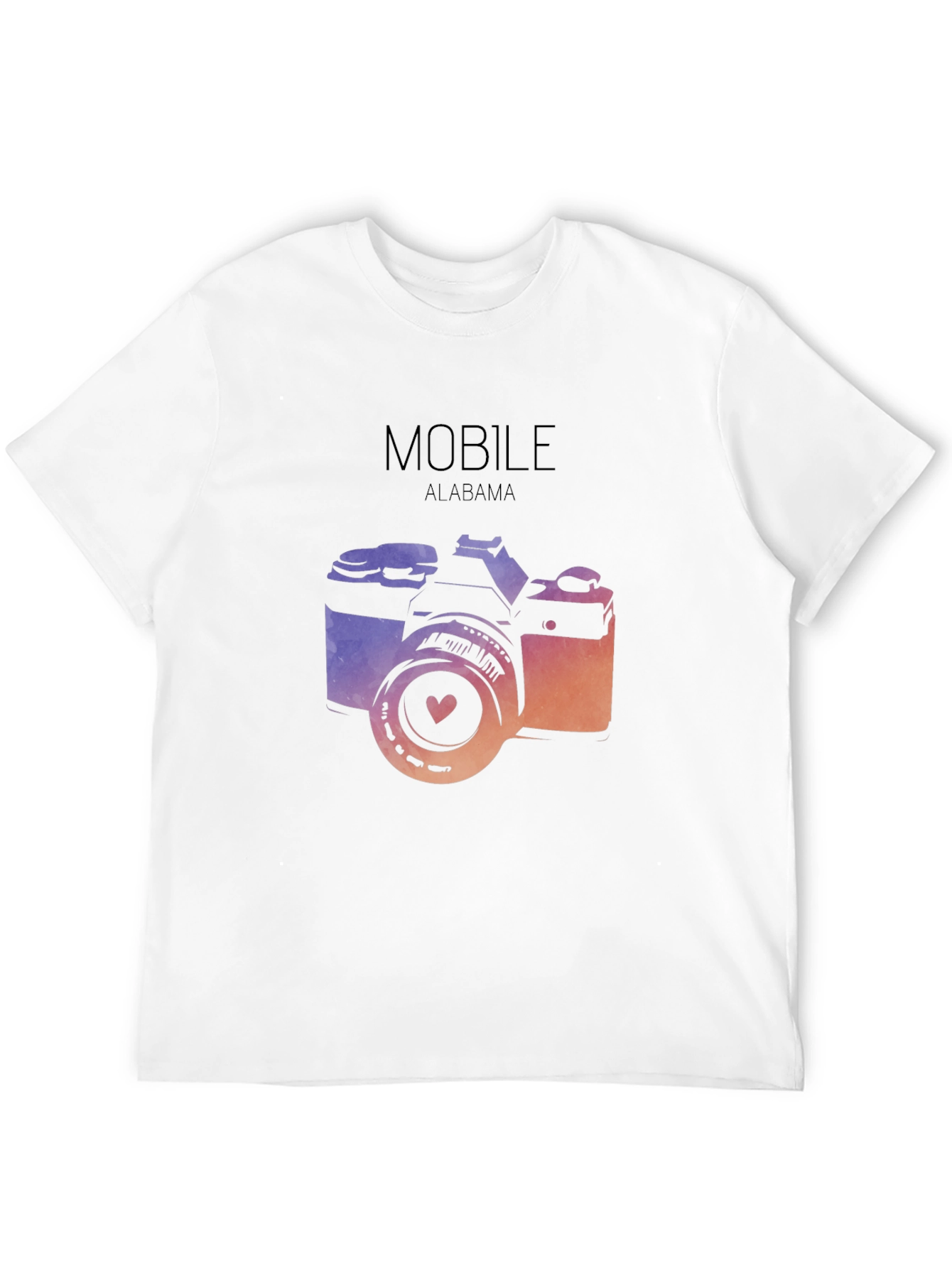Mobile Alabama Camera T-Shirt