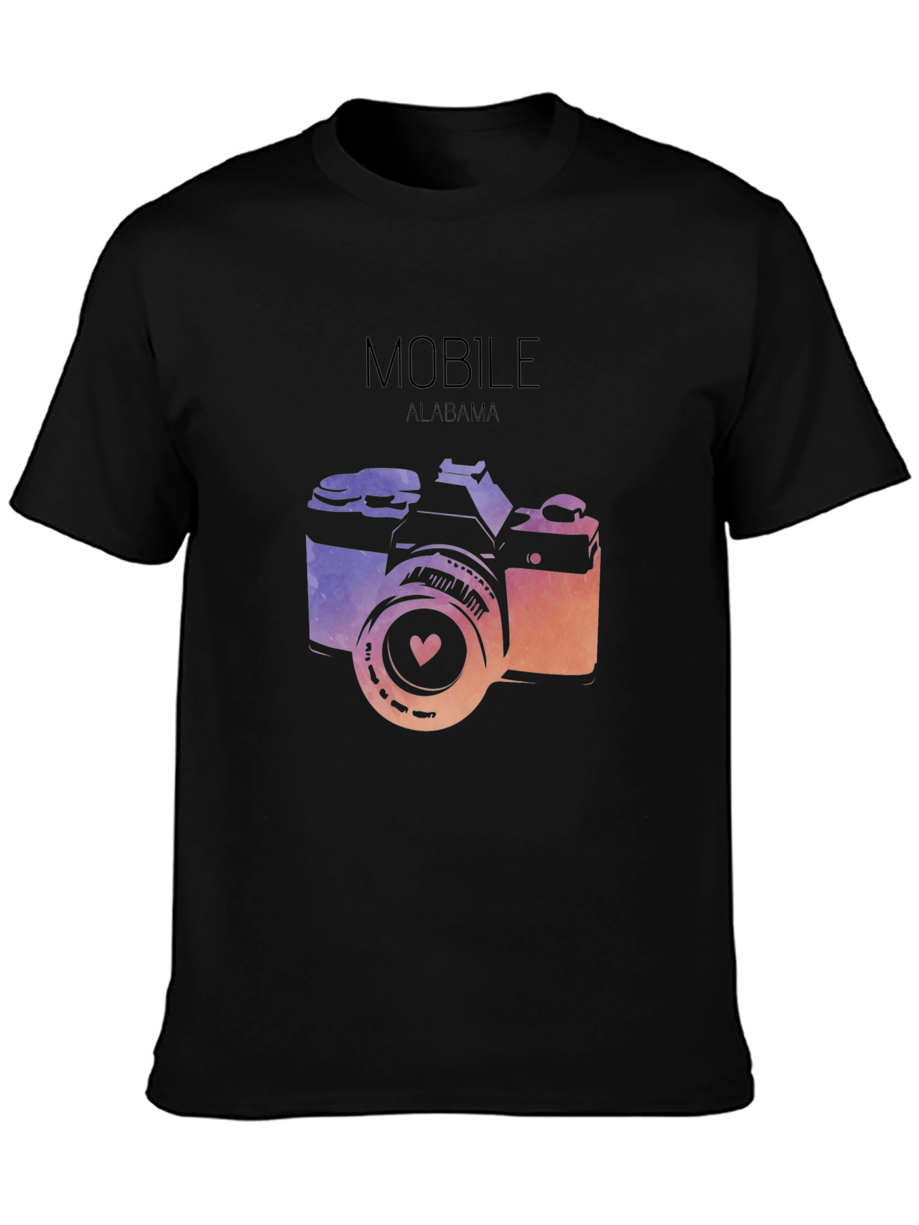 Mobile Alabama Camera T-Shirt