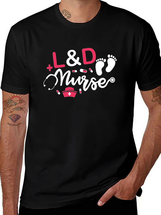 L&D Nurse Graphic T-Shirt - Labor & Delivery Nursing Tee