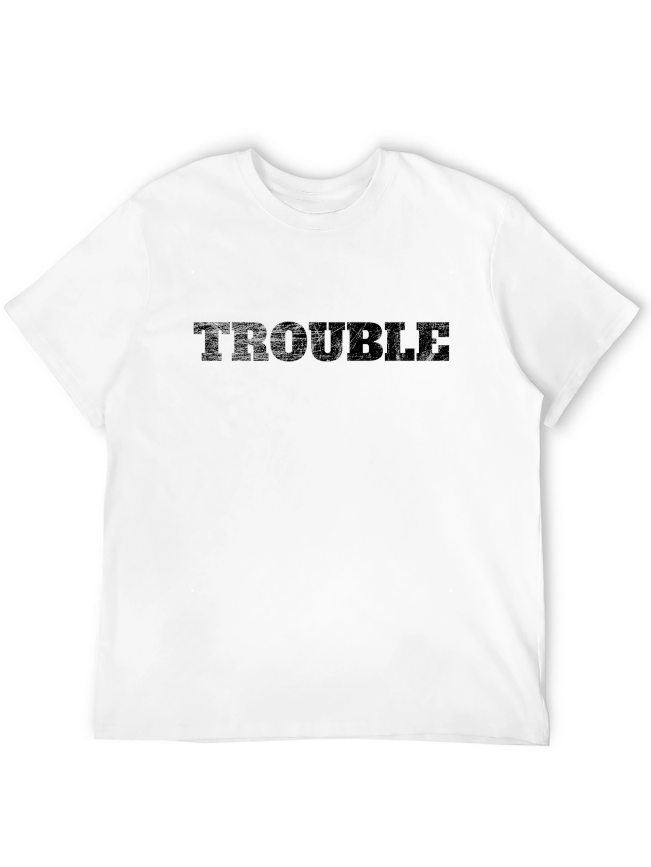 Trouble Graphic Tee - Classic Black