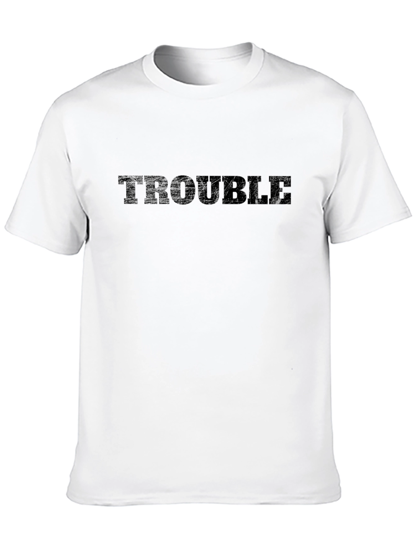 Trouble Graphic Tee - Classic Black