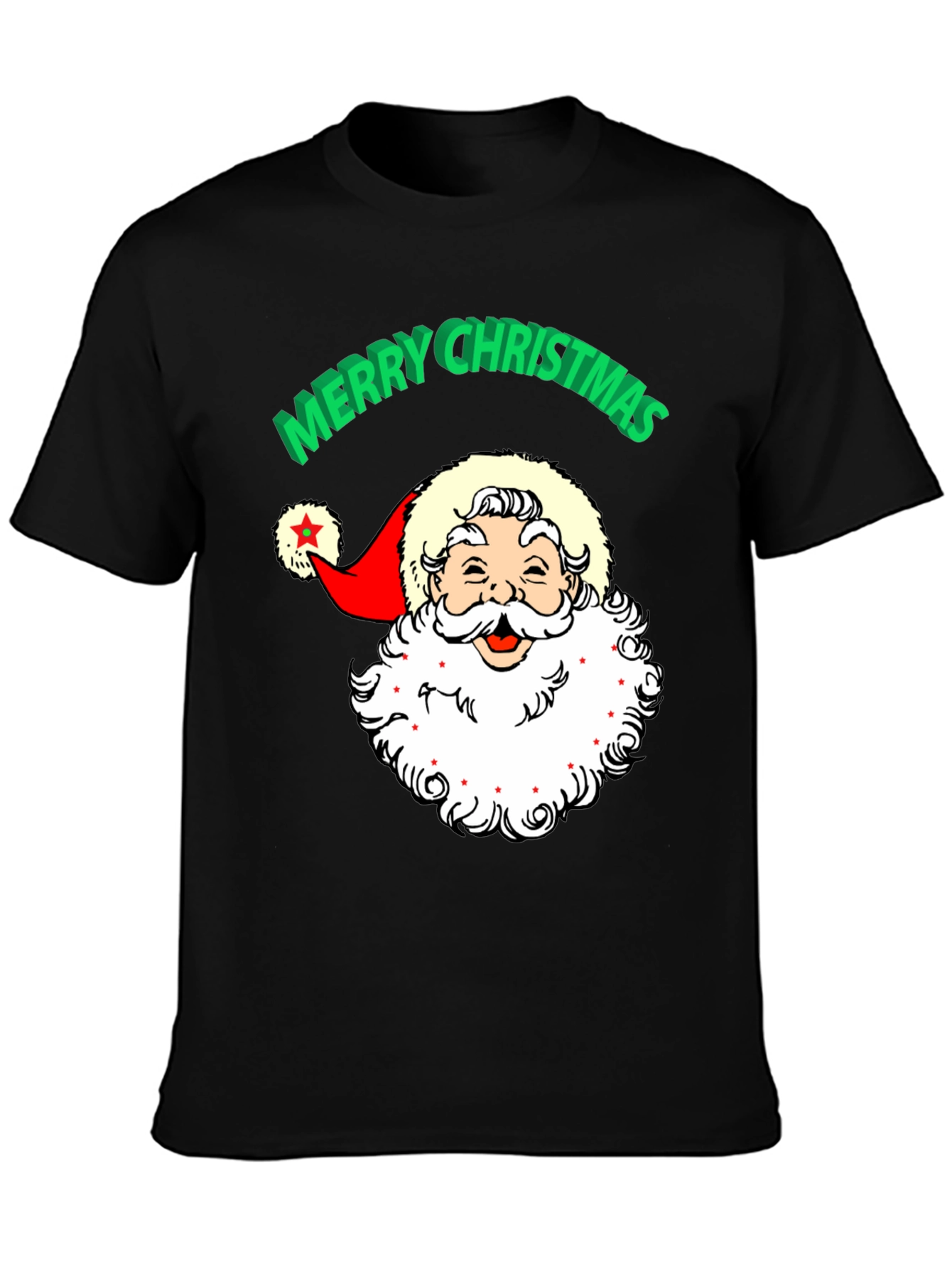 Merry Christmas Santa T-Shirt - Holiday Apparel