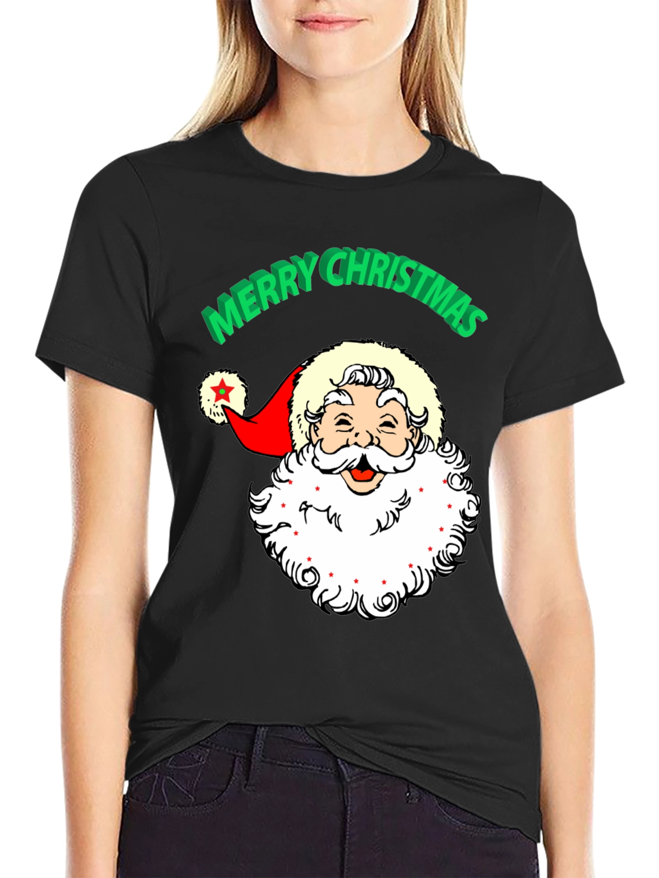 Merry Christmas Santa T-Shirt - Holiday Apparel
