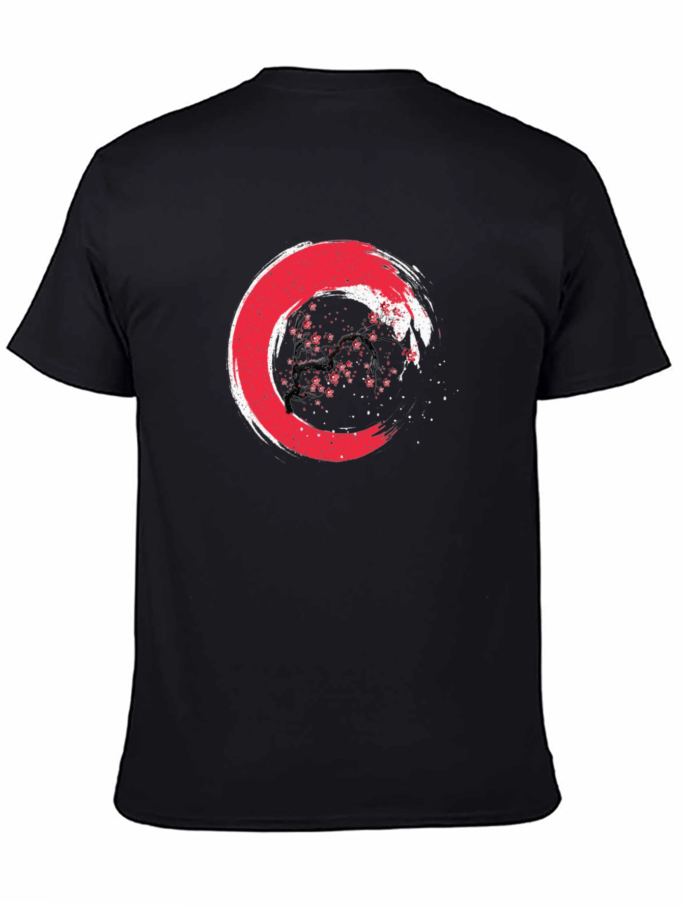 Zen Circle Graphic Tee - Japanese Enso Art Shirt