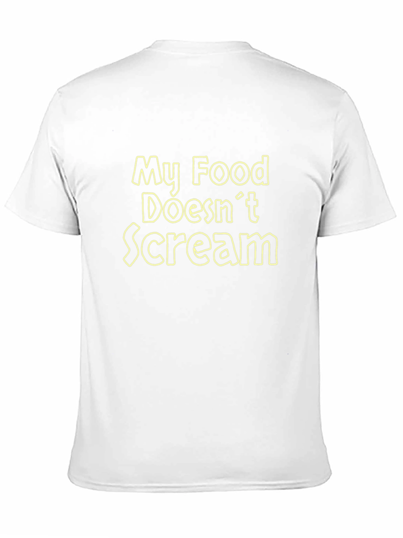 My Food Doesnt Scream Graphic T-Shirt