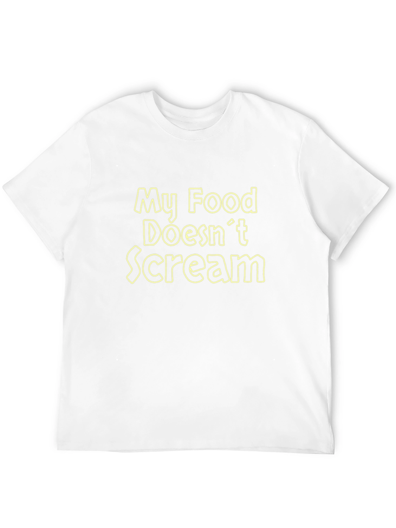 My Food Doesnt Scream Graphic T-Shirt