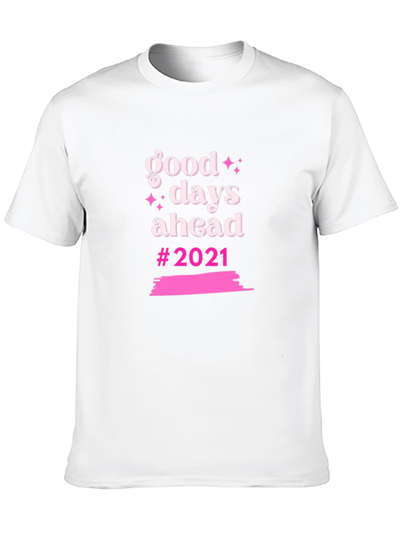 Good Days Ahead Black Graphic Tee