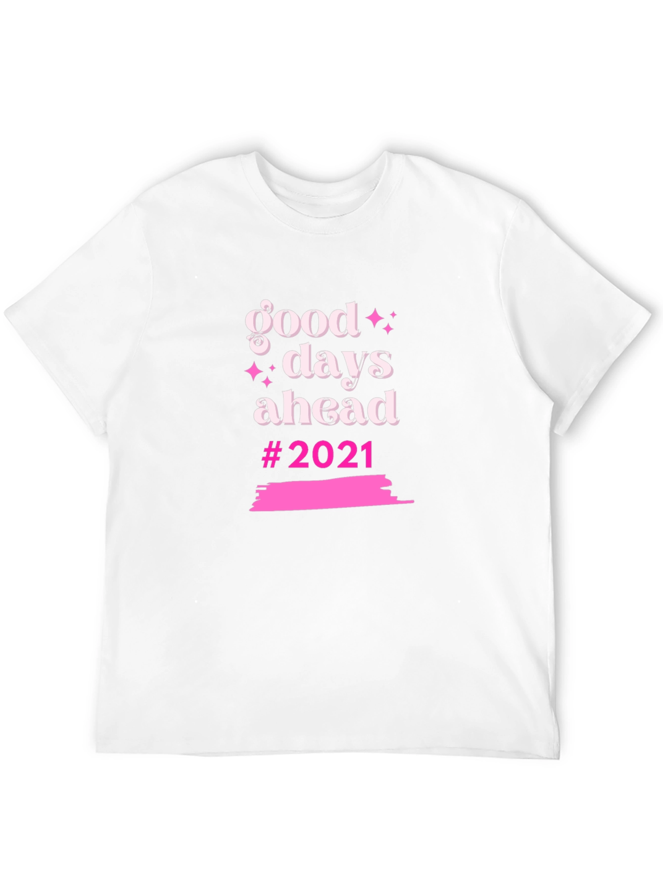 Good Days Ahead Black Graphic Tee