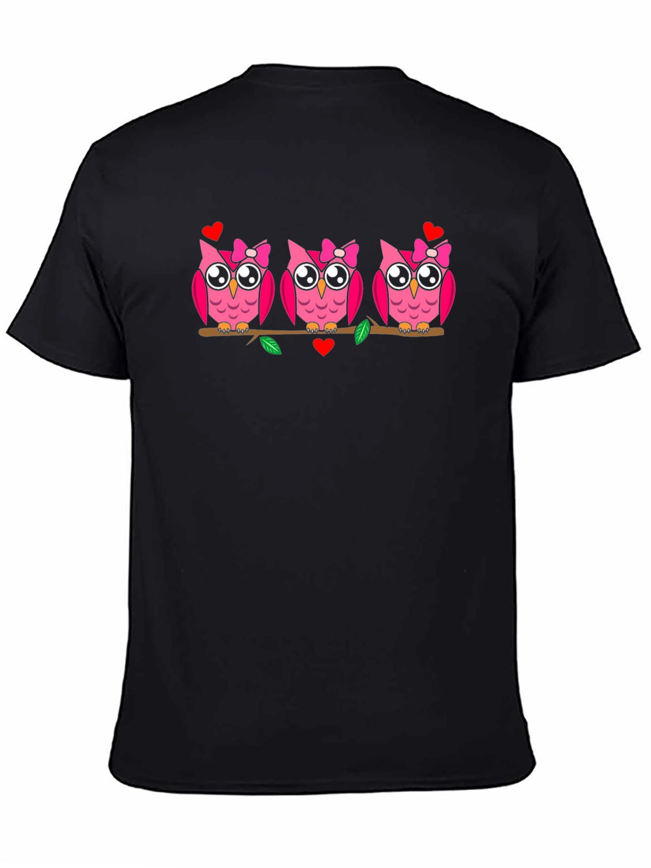 Cute Owls on Branch T-Shirt