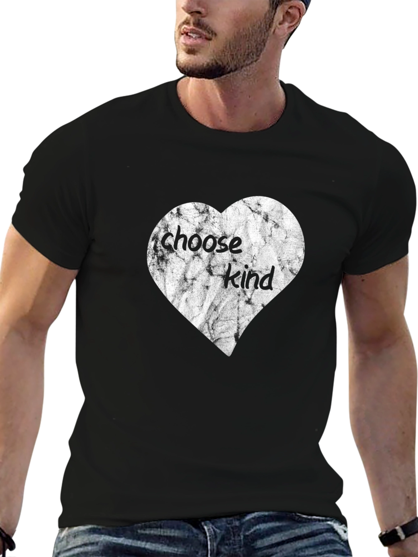 Choose Kind Heart Graphic T-Shirt