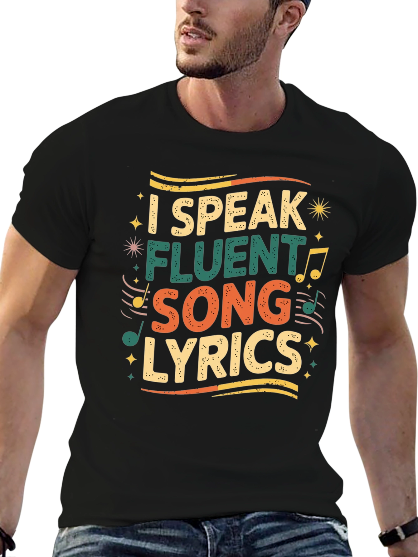 I Speak Fluent Song Lyrics Graphic Tee
