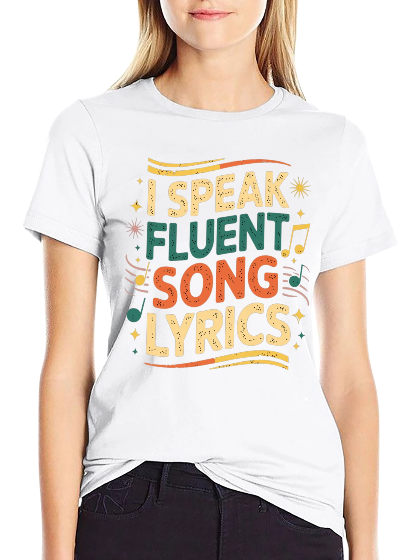 I Speak Fluent Song Lyrics Graphic Tee