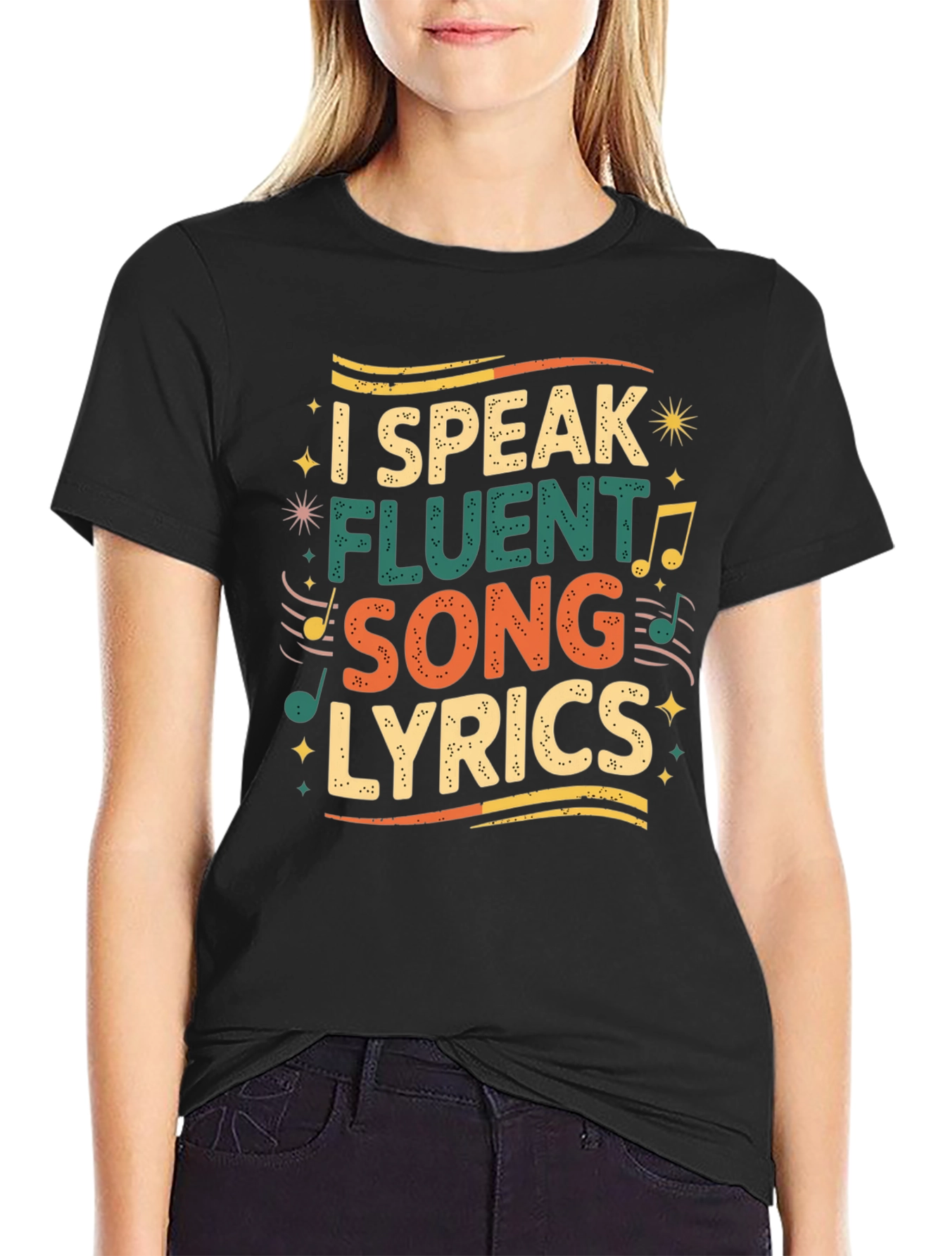 I Speak Fluent Song Lyrics Graphic Tee