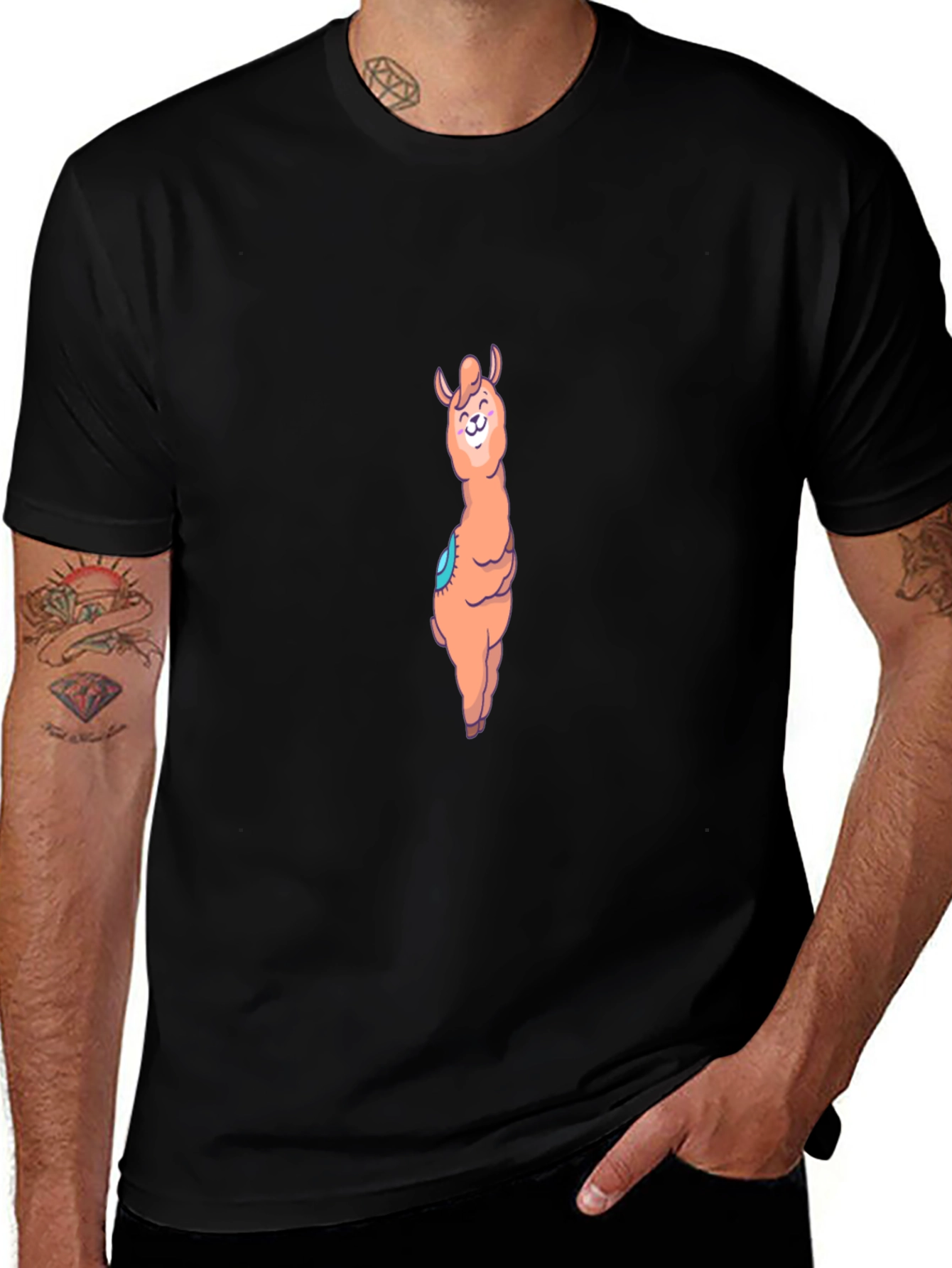 Llama Graphic Tee - Casual Comfort