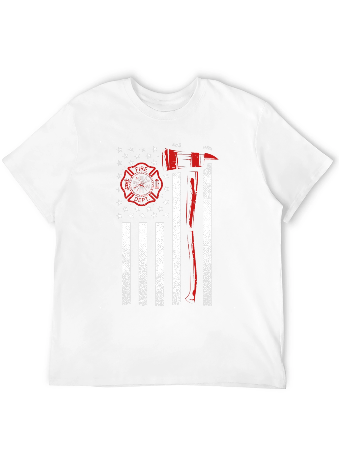 Firefighter American Flag T-Shirt