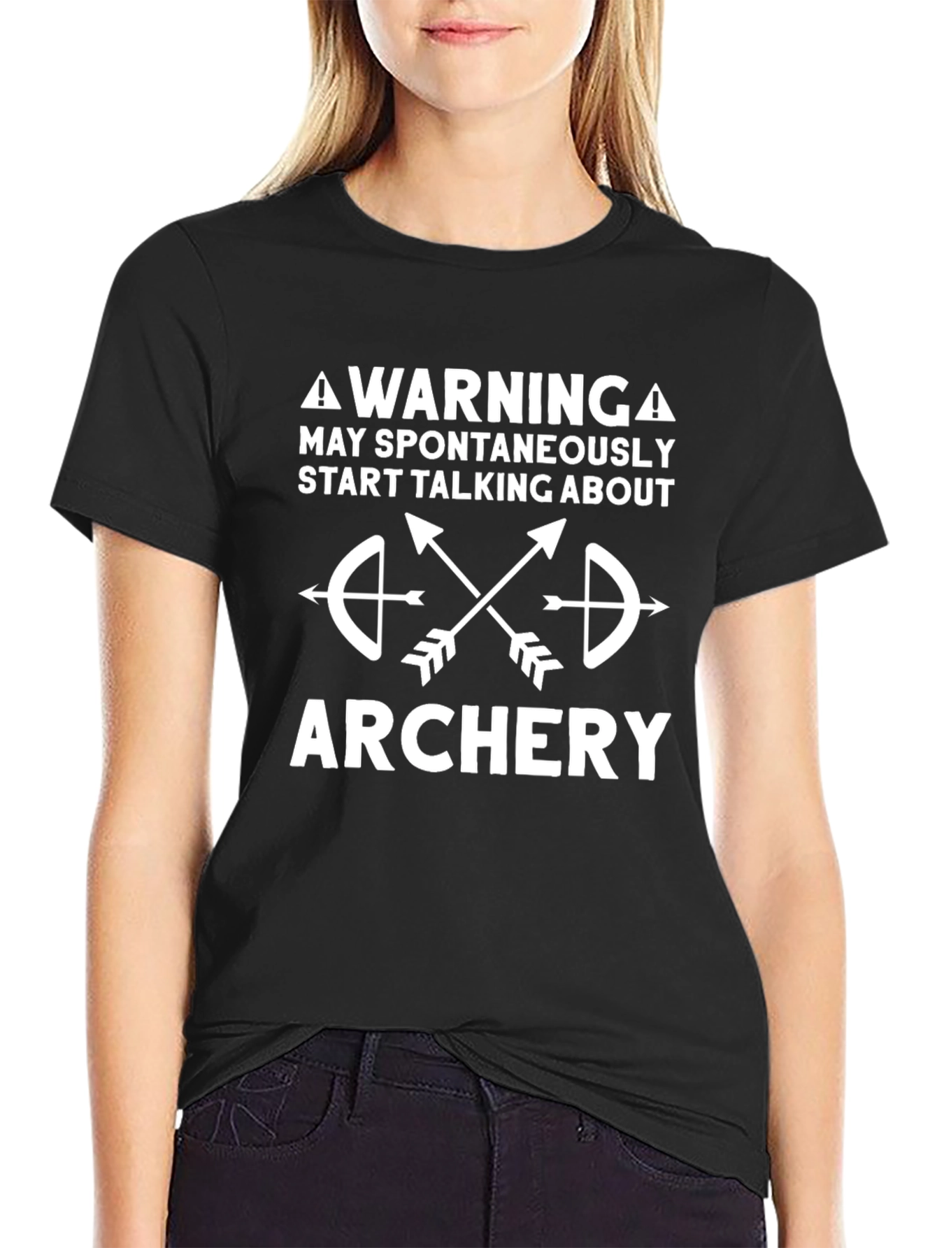 Archery Warning Graphic Tee