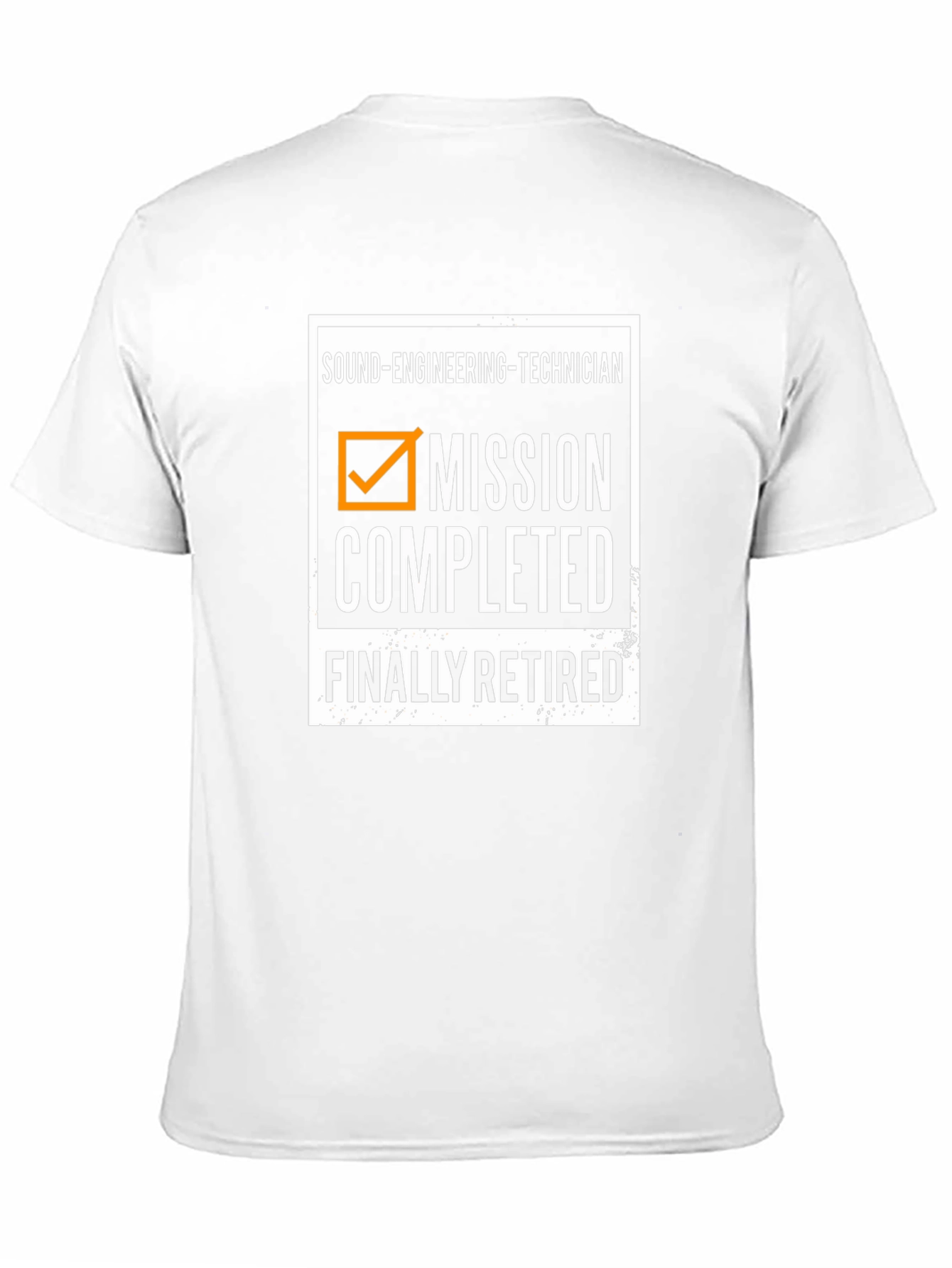 Sound Engineer Retirement T-Shirt - Mission Completed