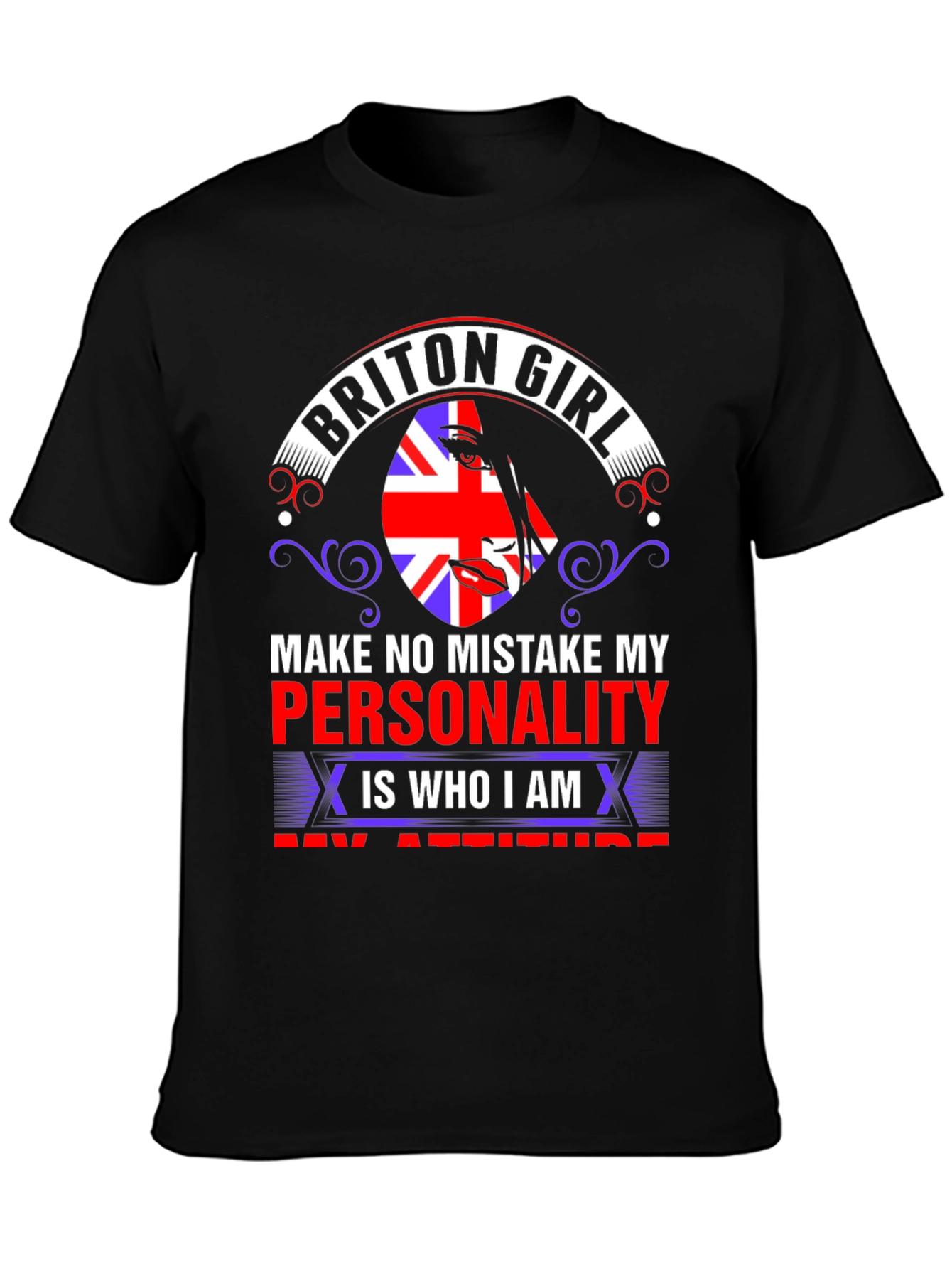 Briton Girl Personality T-Shirt