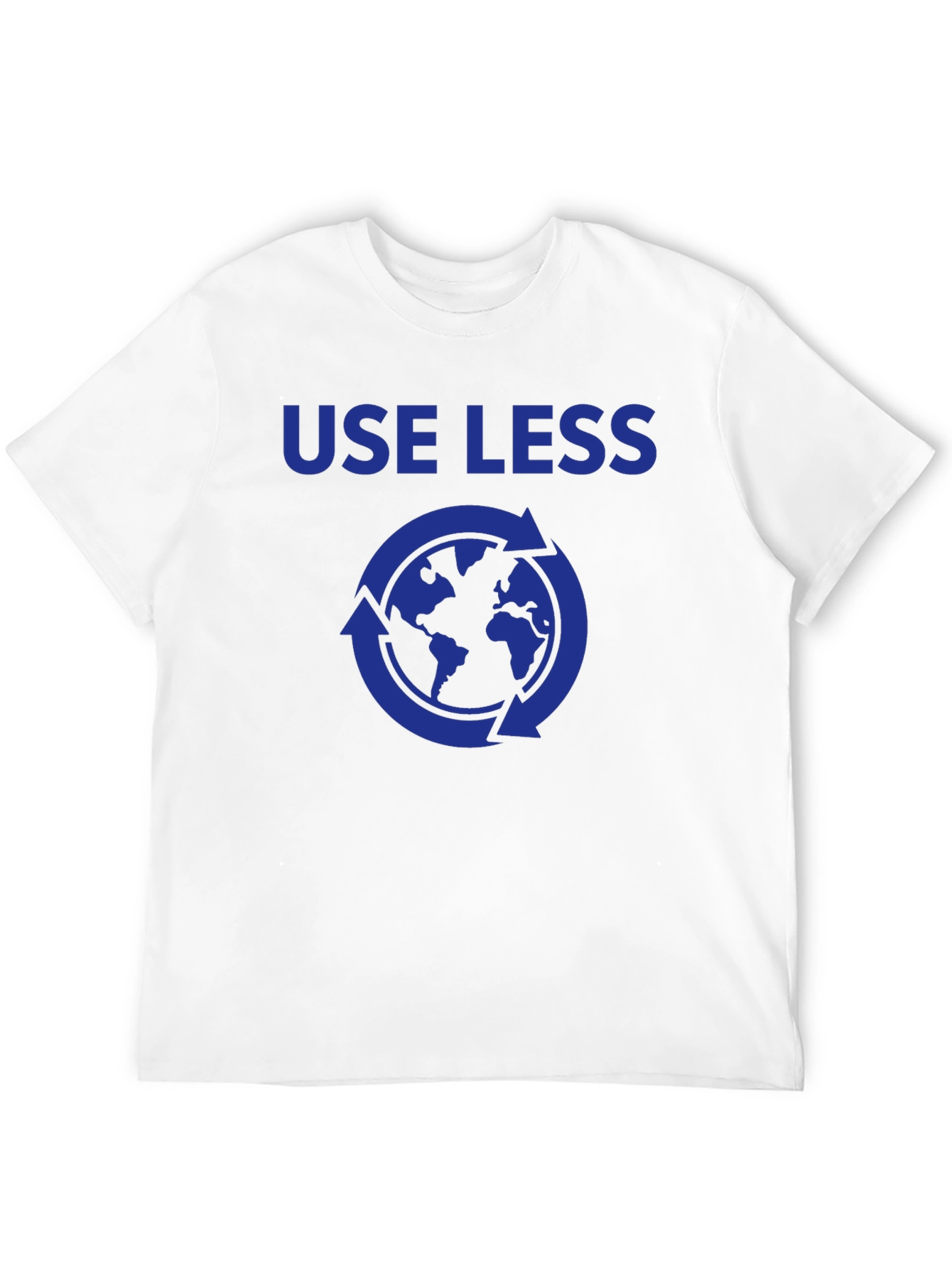 Use Less Recycle Earth T-Shirt - Eco-Friendly Design