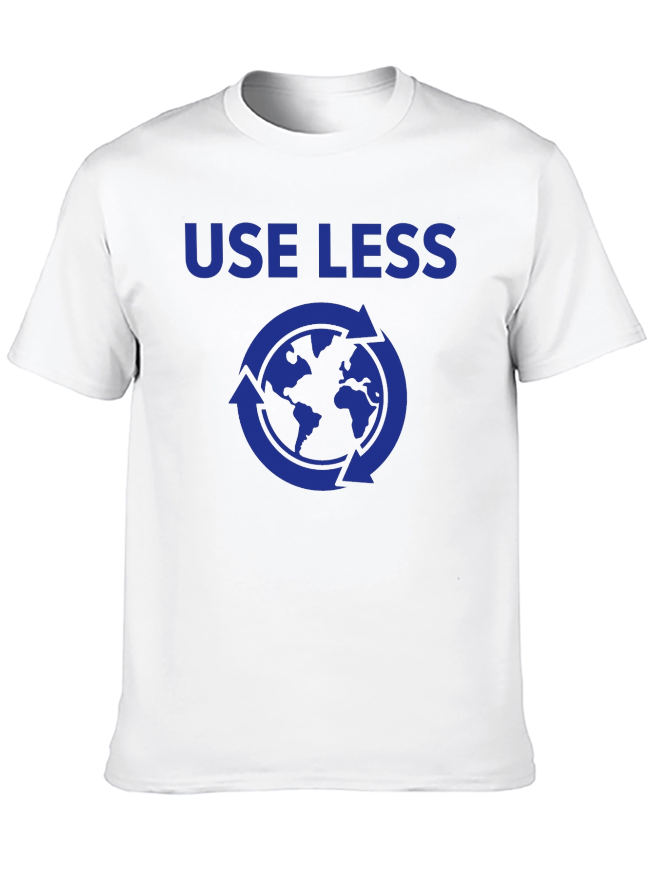 Use Less Recycle Earth T-Shirt - Eco-Friendly Design