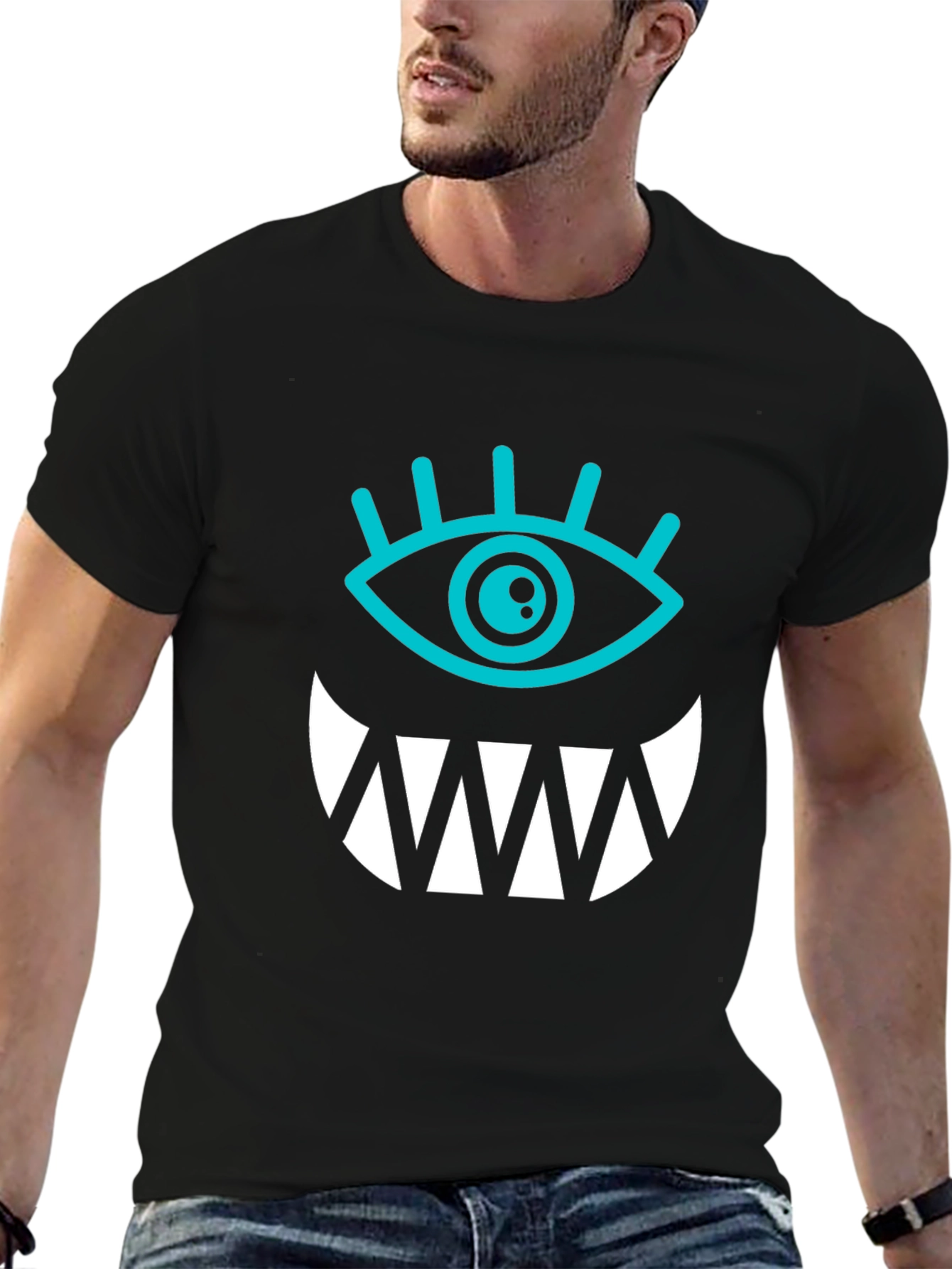 Eye Monster Graphic Tee - Funky Casual Style
