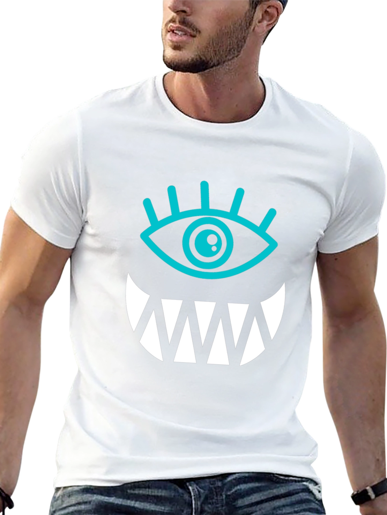 Eye Monster Graphic Tee - Funky Casual Style