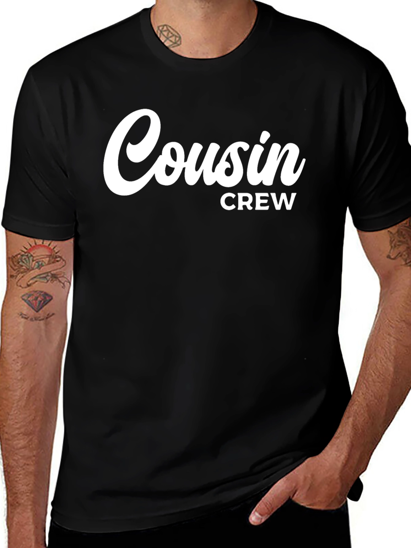 Cousin Crew Black T-Shirt
