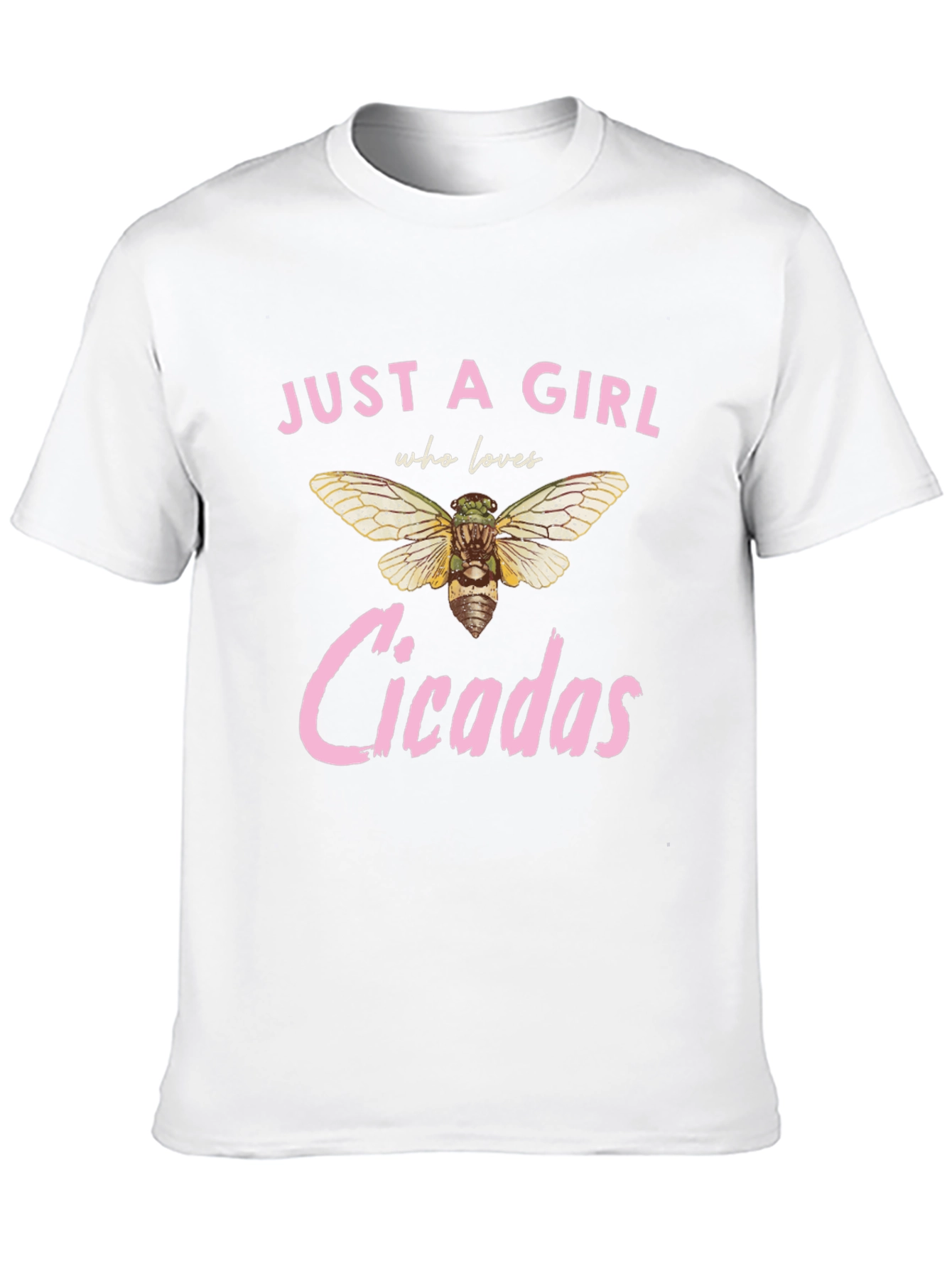 Just A Girl Who Loves Cicadas Graphic Tee