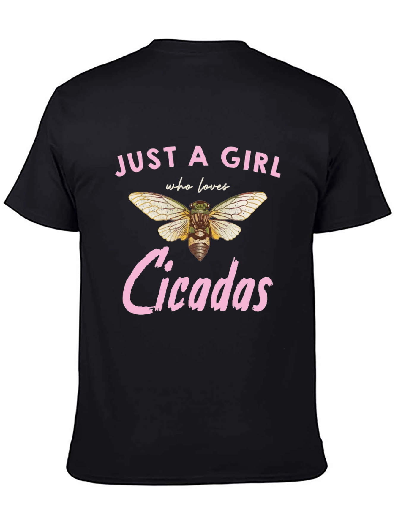 Just A Girl Who Loves Cicadas Graphic Tee