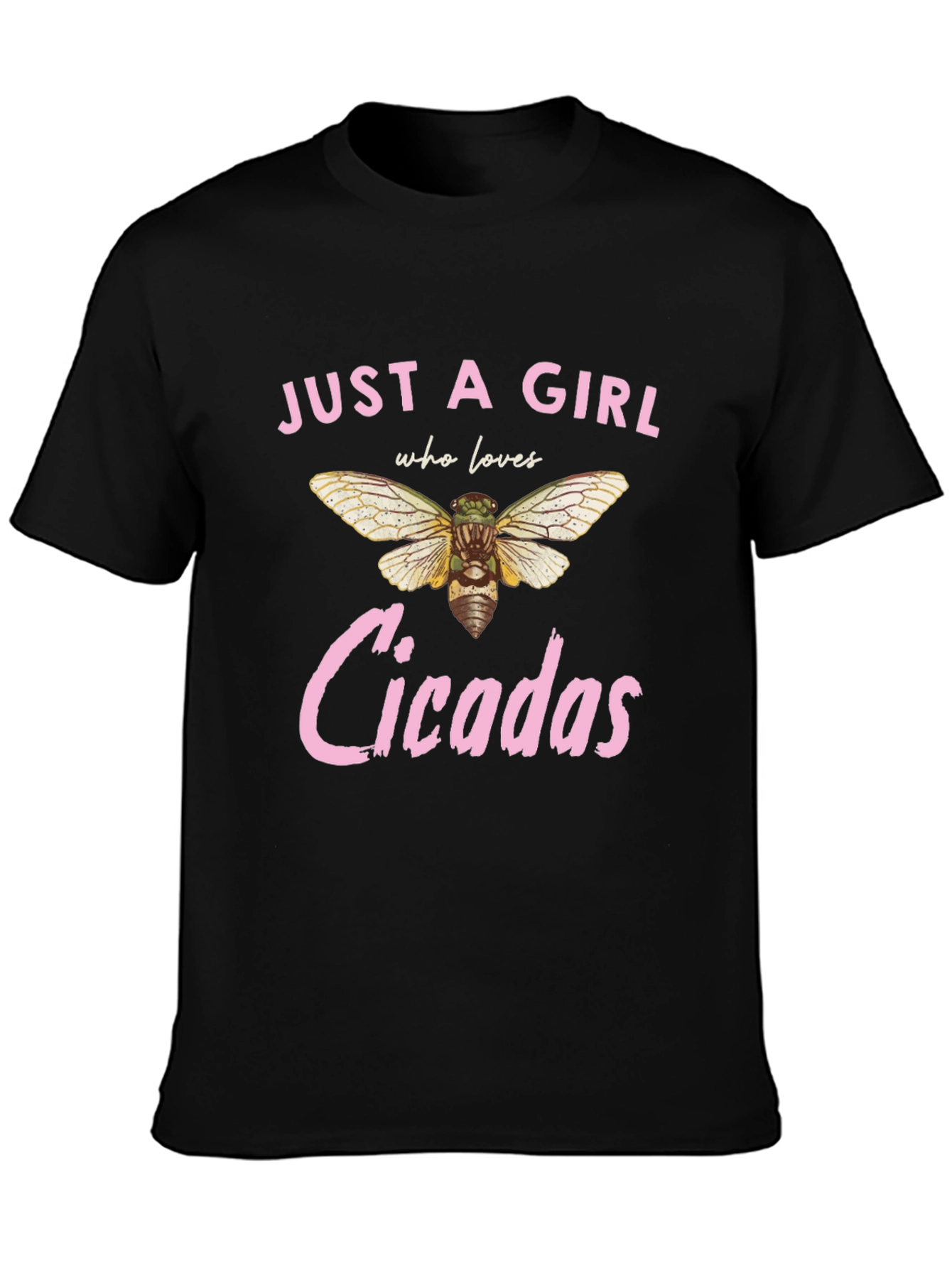 Just A Girl Who Loves Cicadas Graphic Tee