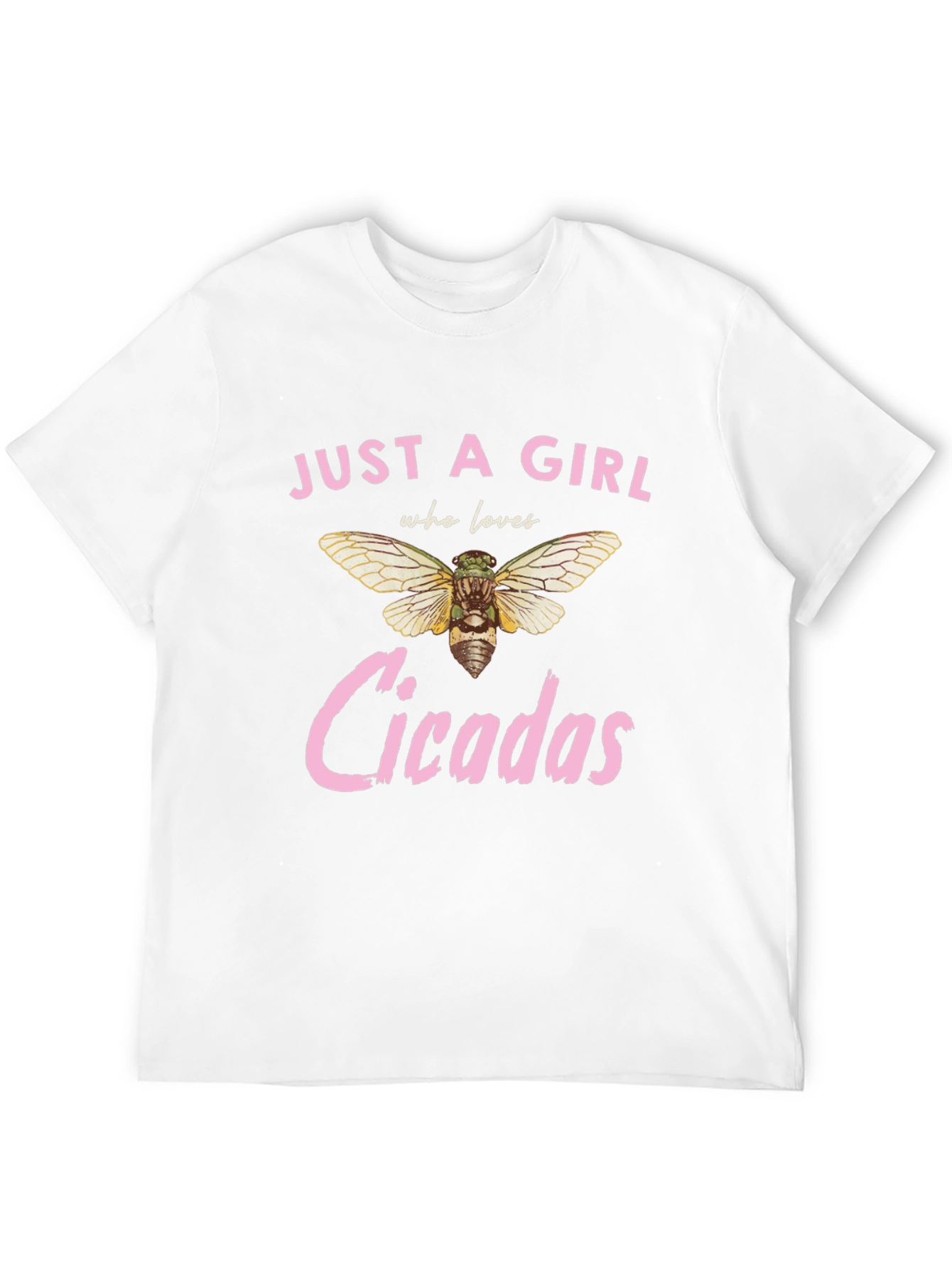 Just A Girl Who Loves Cicadas Graphic Tee